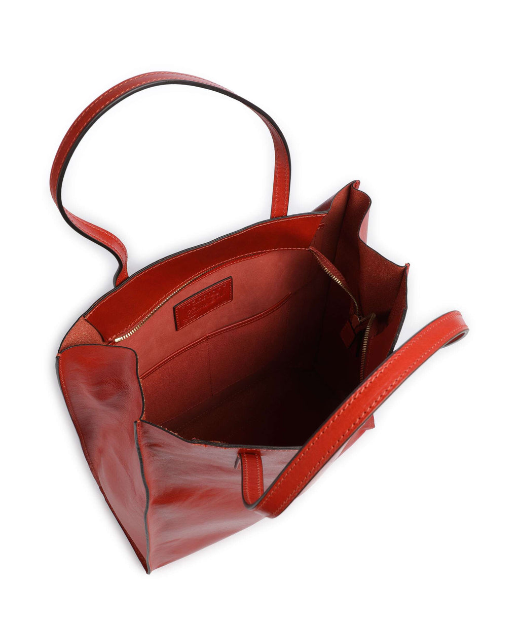 The Bridge Mirra Tote bag burnt orange