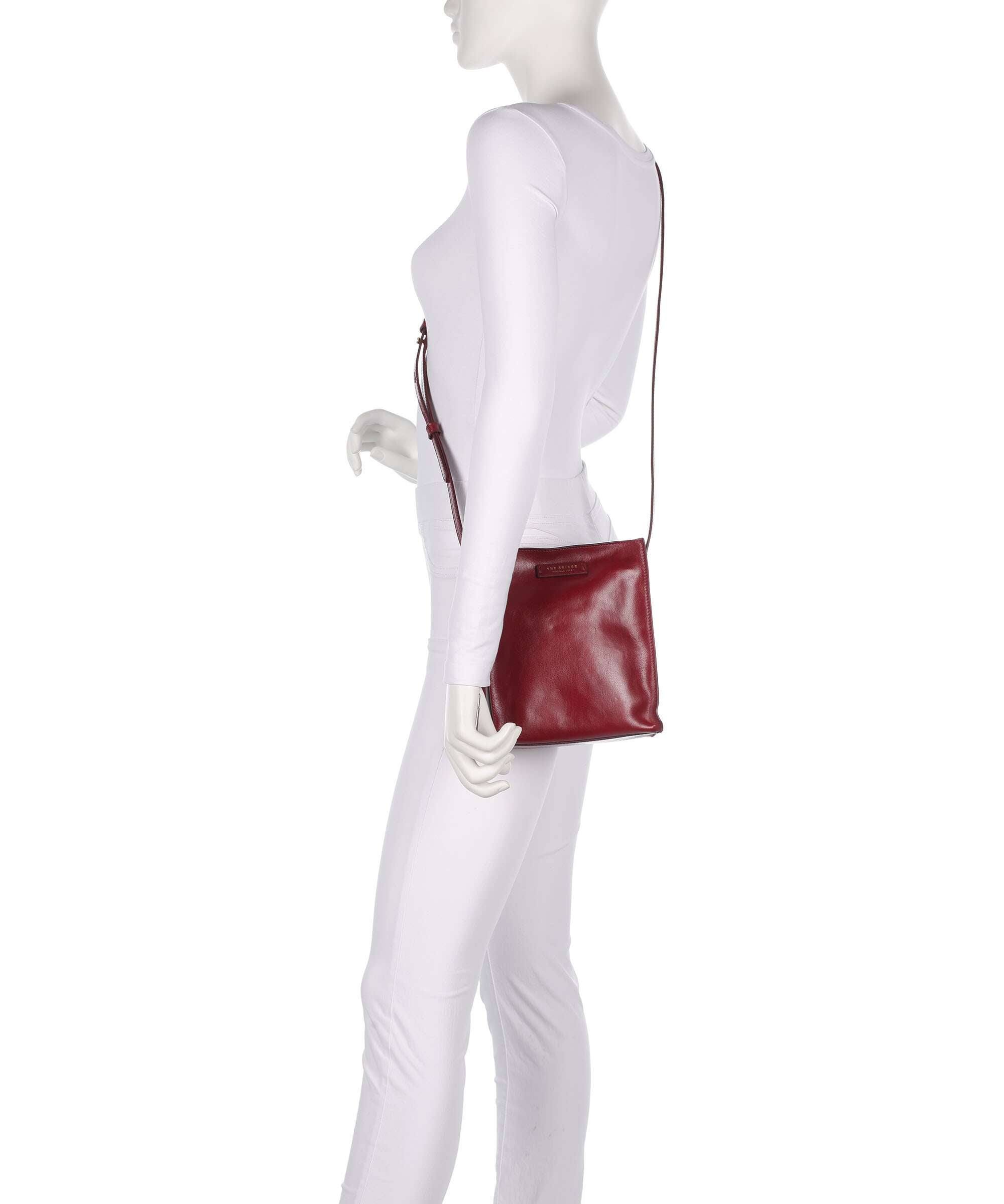 The Bridge Mirra Crossbody bag rosso ribes