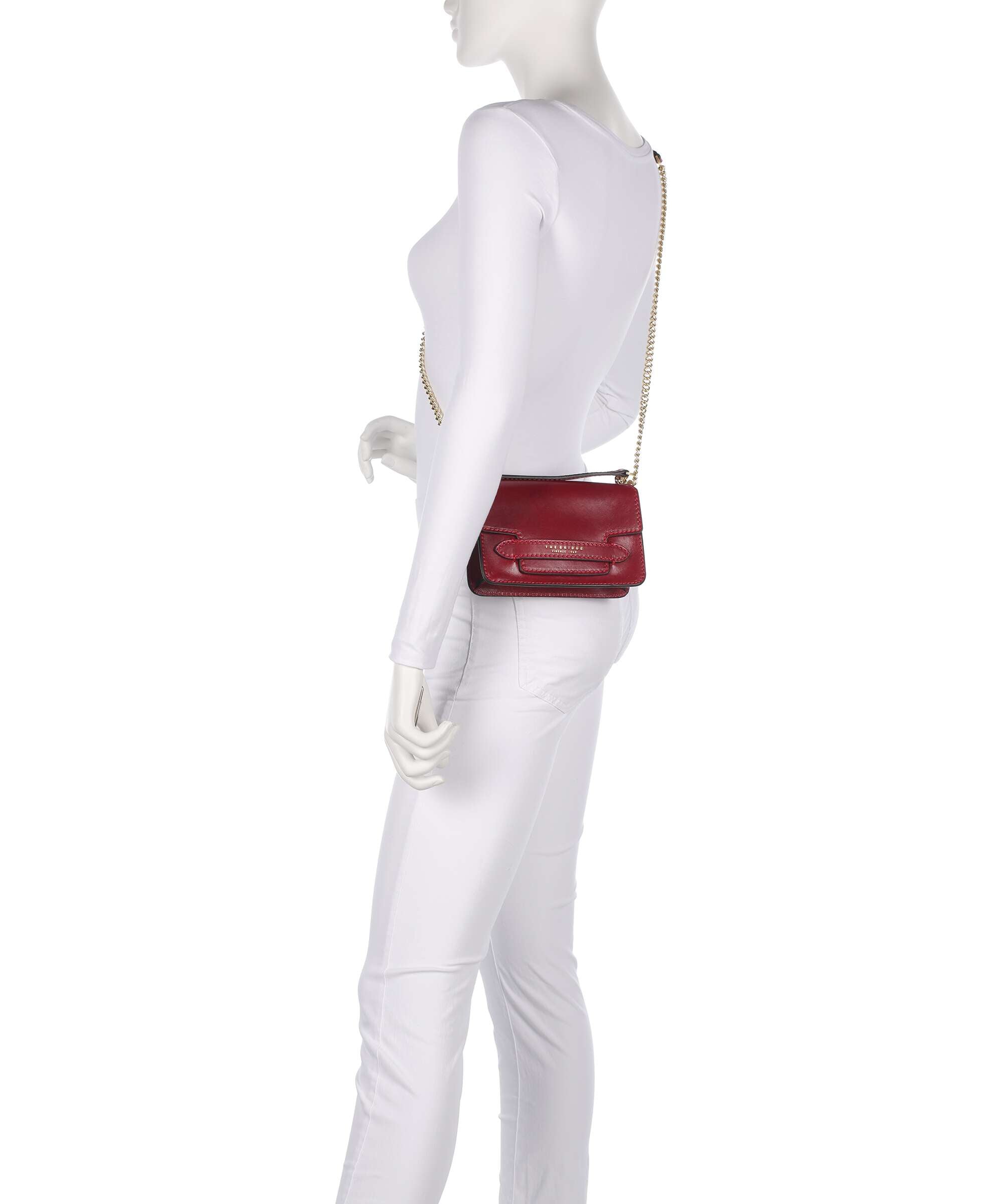 The Bridge Lucrezia Shoulder bag rosso ribes