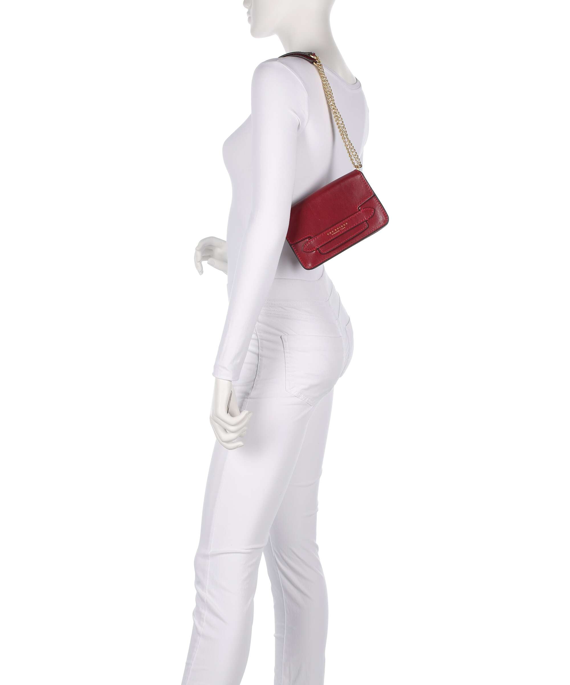 The Bridge Lucrezia Shoulder bag rosso ribes