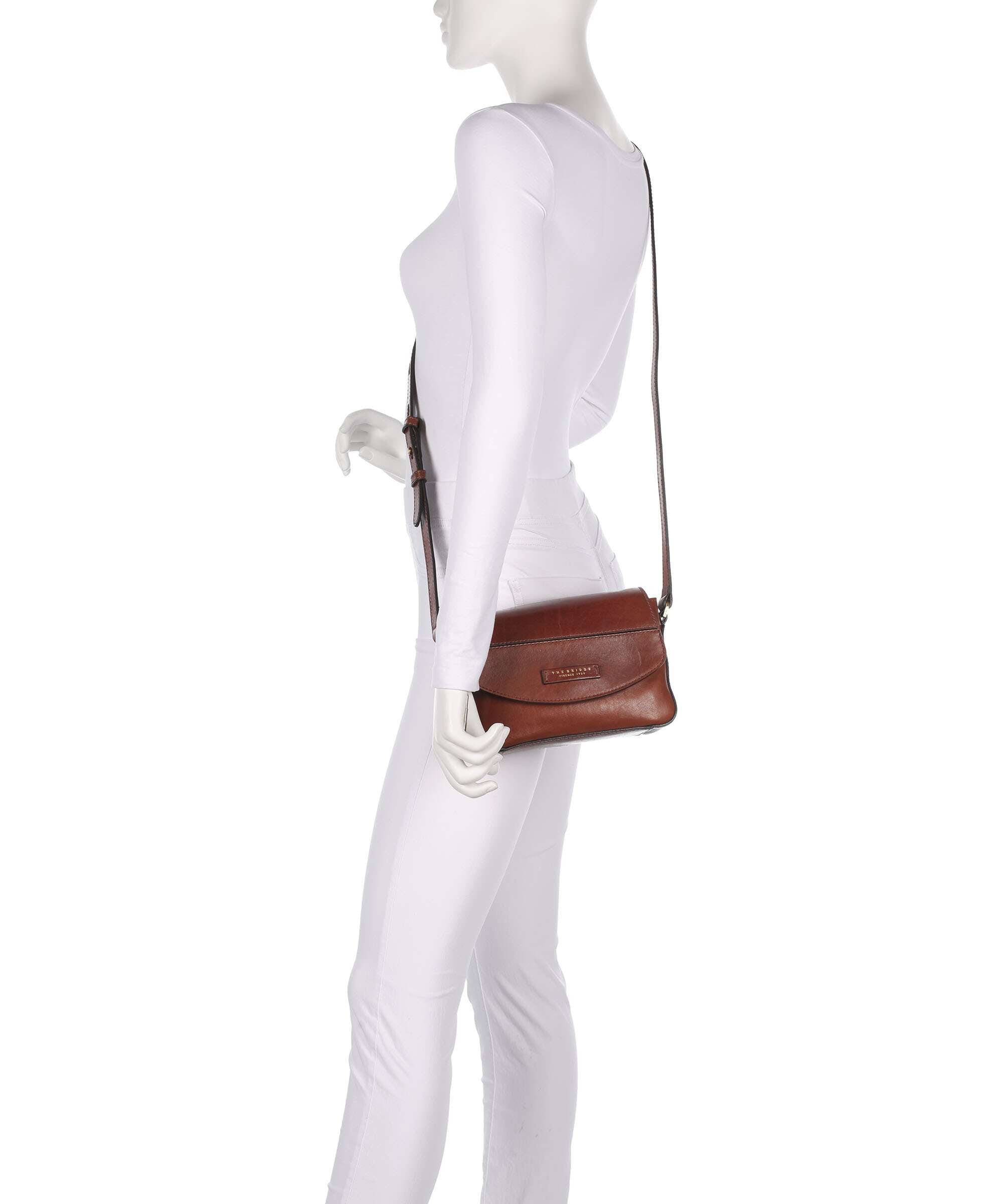 The Bridge Iolanda Crossbody bag marrone