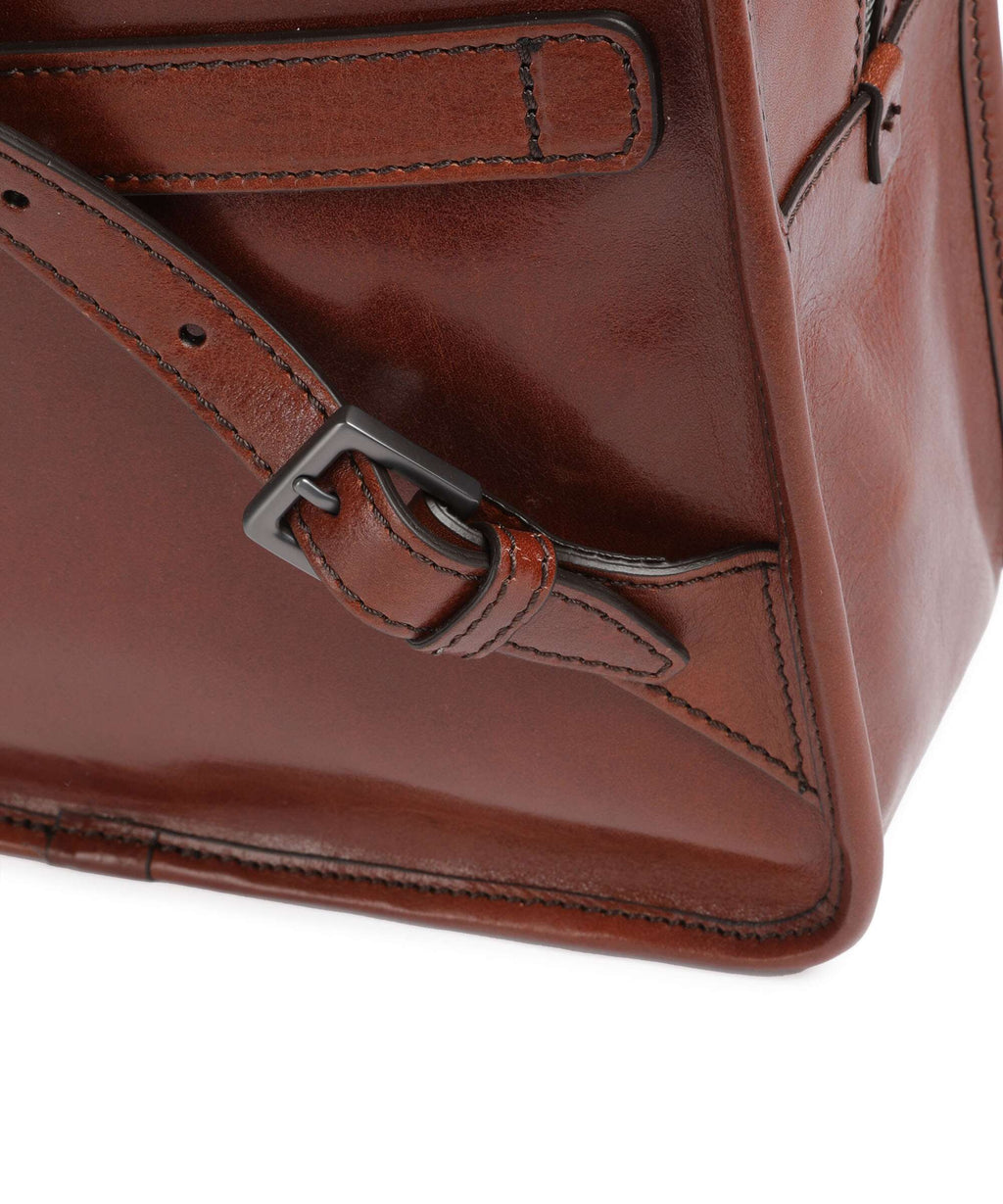 The Bridge Isaia Backpack marrone/rut scamosciato opaco