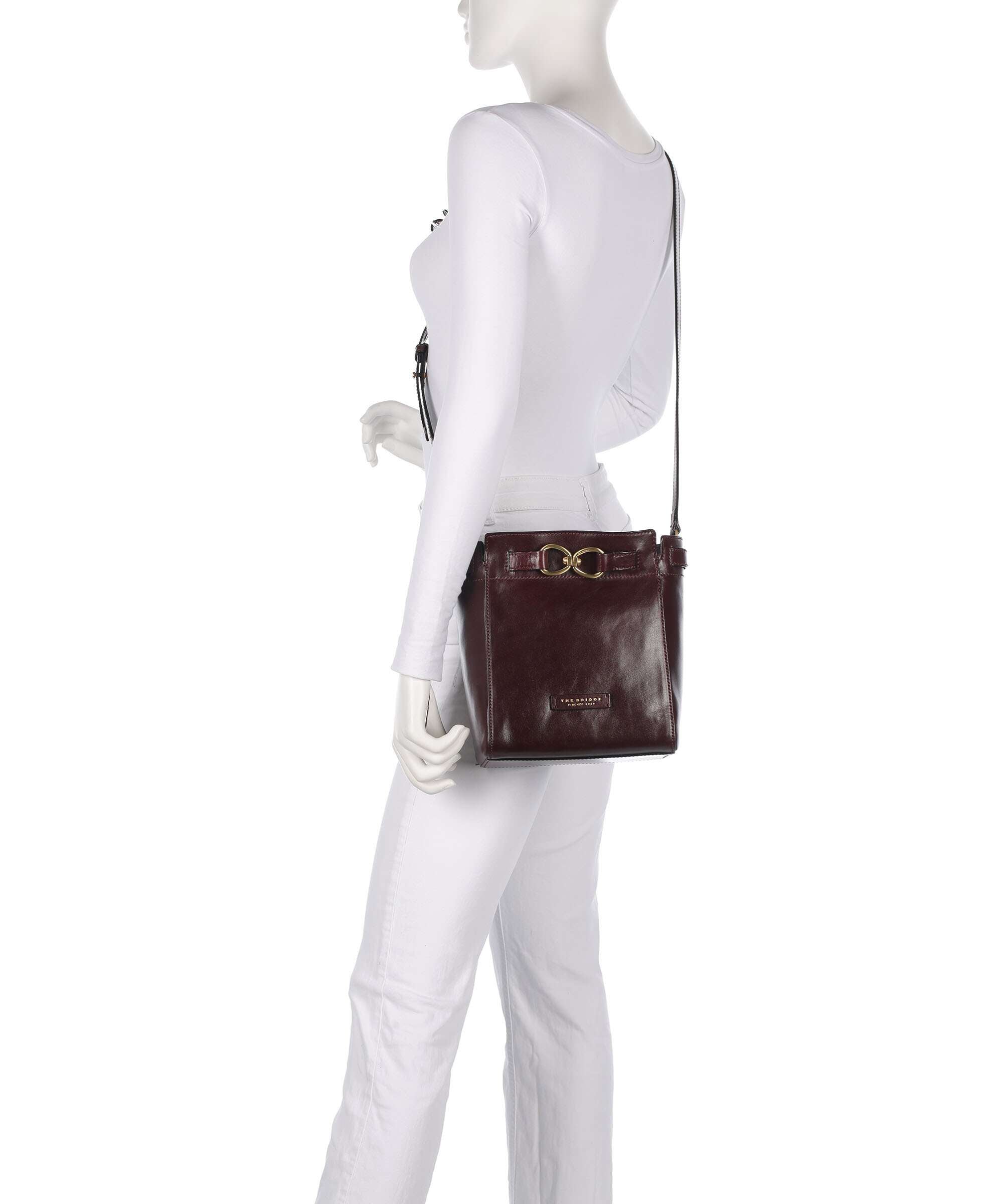 The Bridge Isotta Crossbody bag mosto