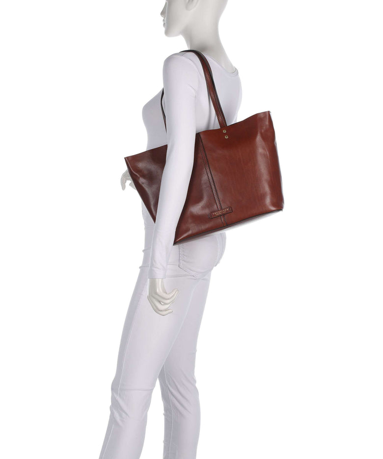 The Bridge Lisa Tote bag marrone