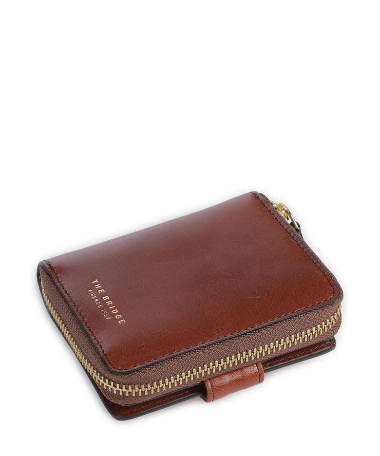 The Bridge Lara Wallet marrone