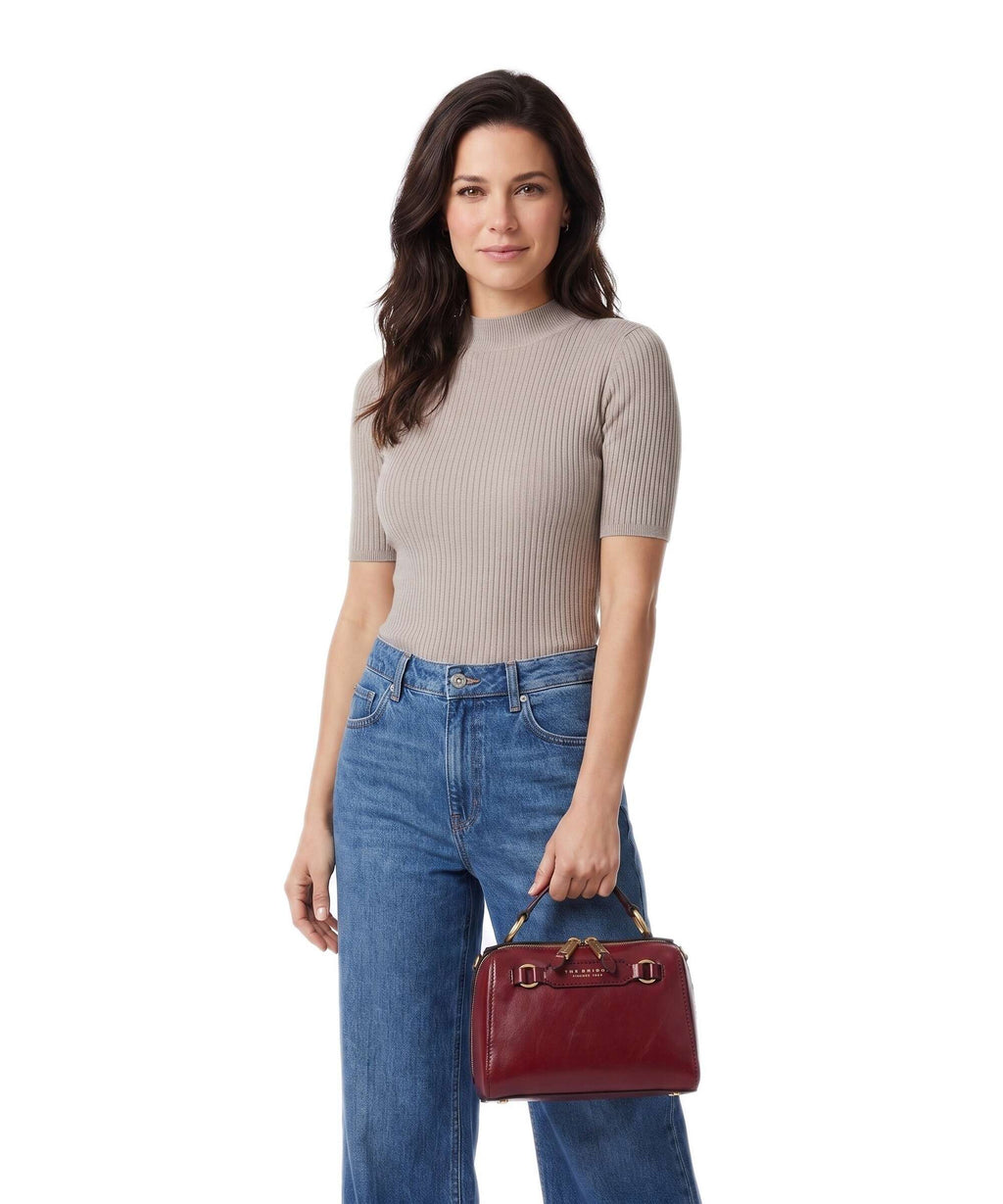 The Bridge Laura Handbag barolo