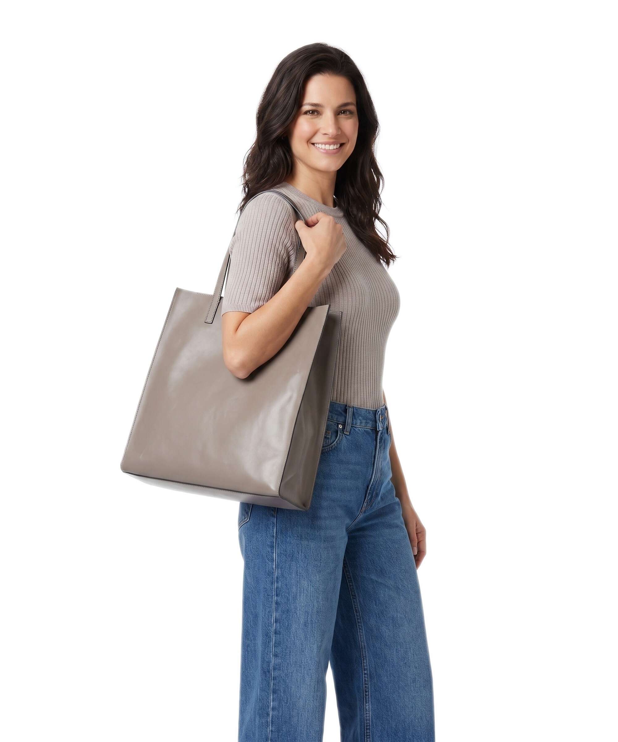 The Bridge Mirra Tote bag greige