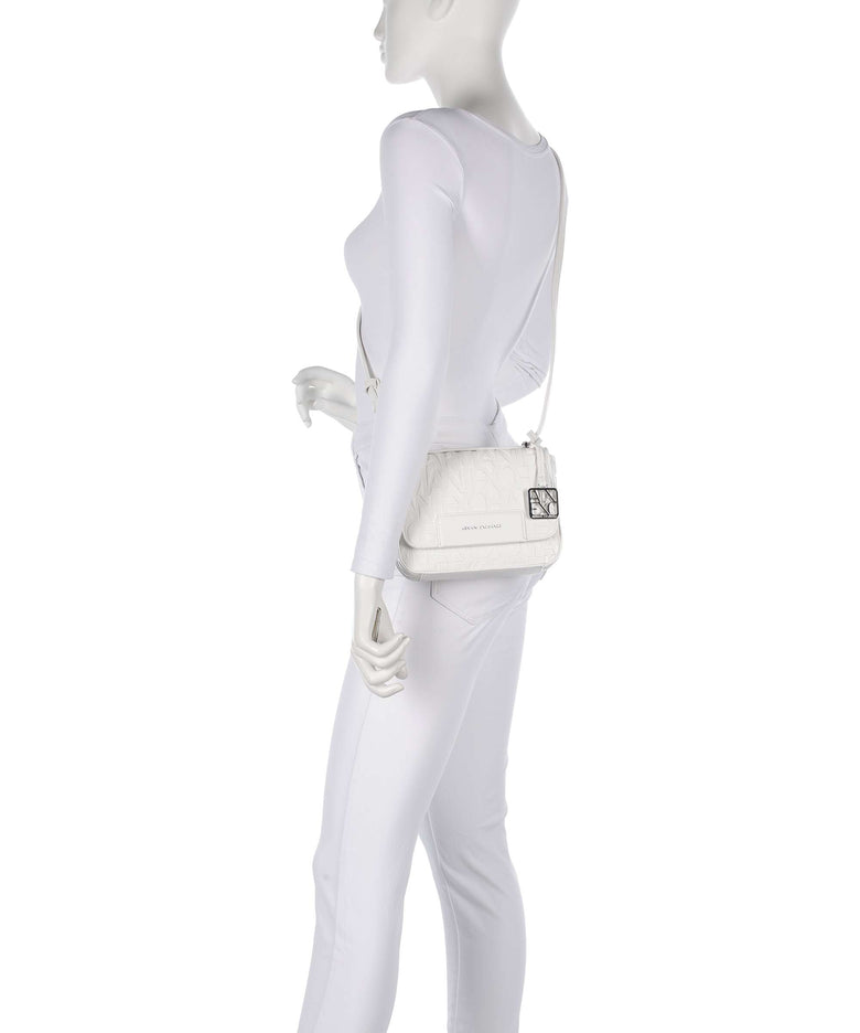 Armani Exchange Liz Crossbody bag off white