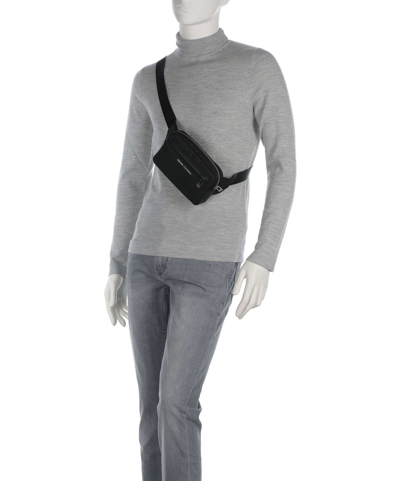Armani Exchange Singapore Fanny pack black