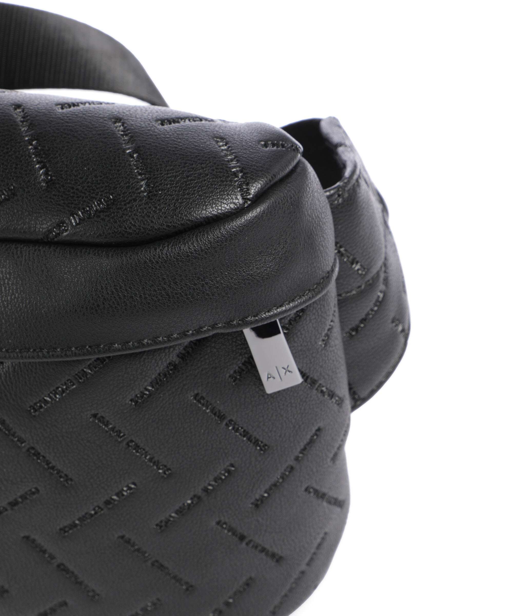 Armani Exchange Ginevra Embossed Belt bag black