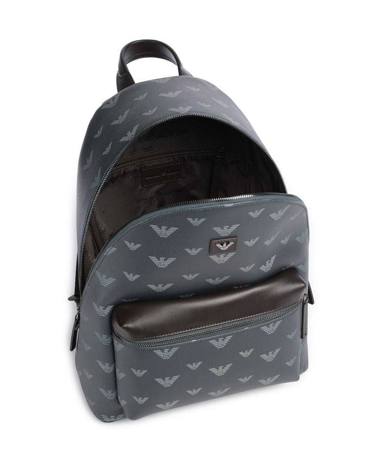 Emporio Armani Special Minorca Backpack blu/eagle all over