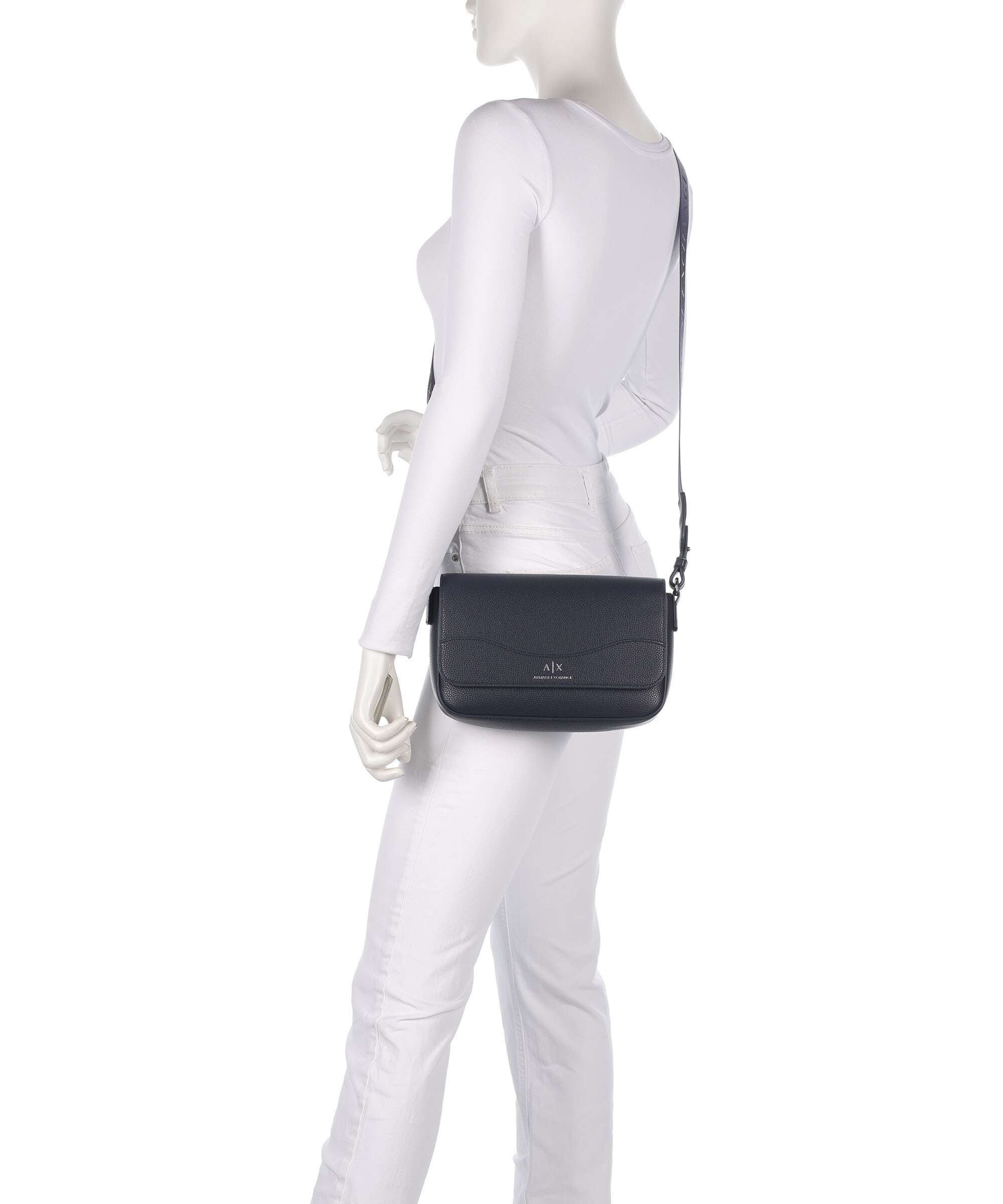 Armani Exchange Wave Crossbody bag sky captain