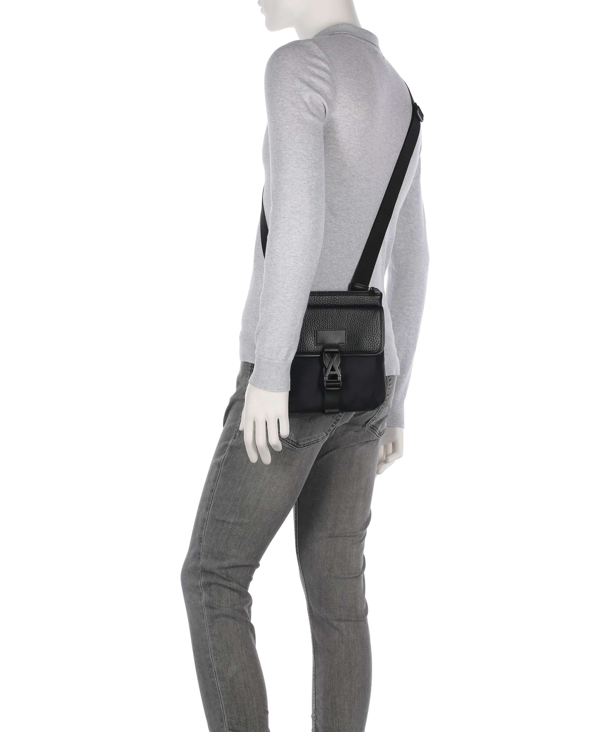 Armani Exchange Simon Crossbody bag black