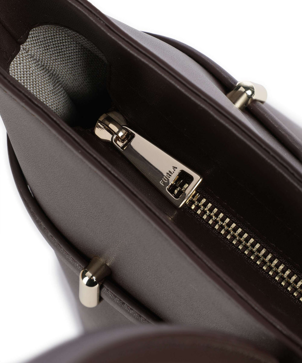 Furla Goccia L Tote bag cioccolato