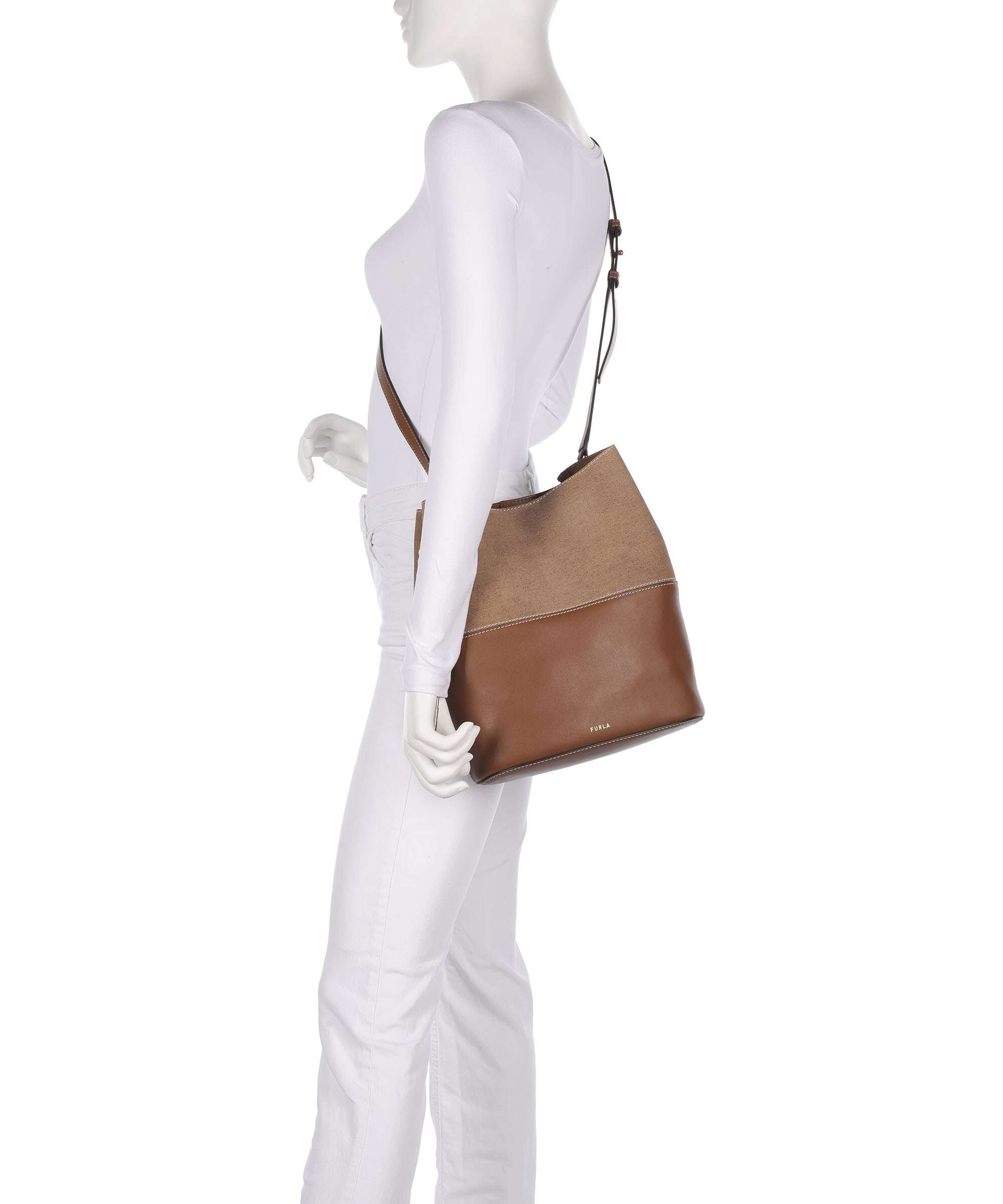 Furla Sfera S Bucket bag cognac/deserto