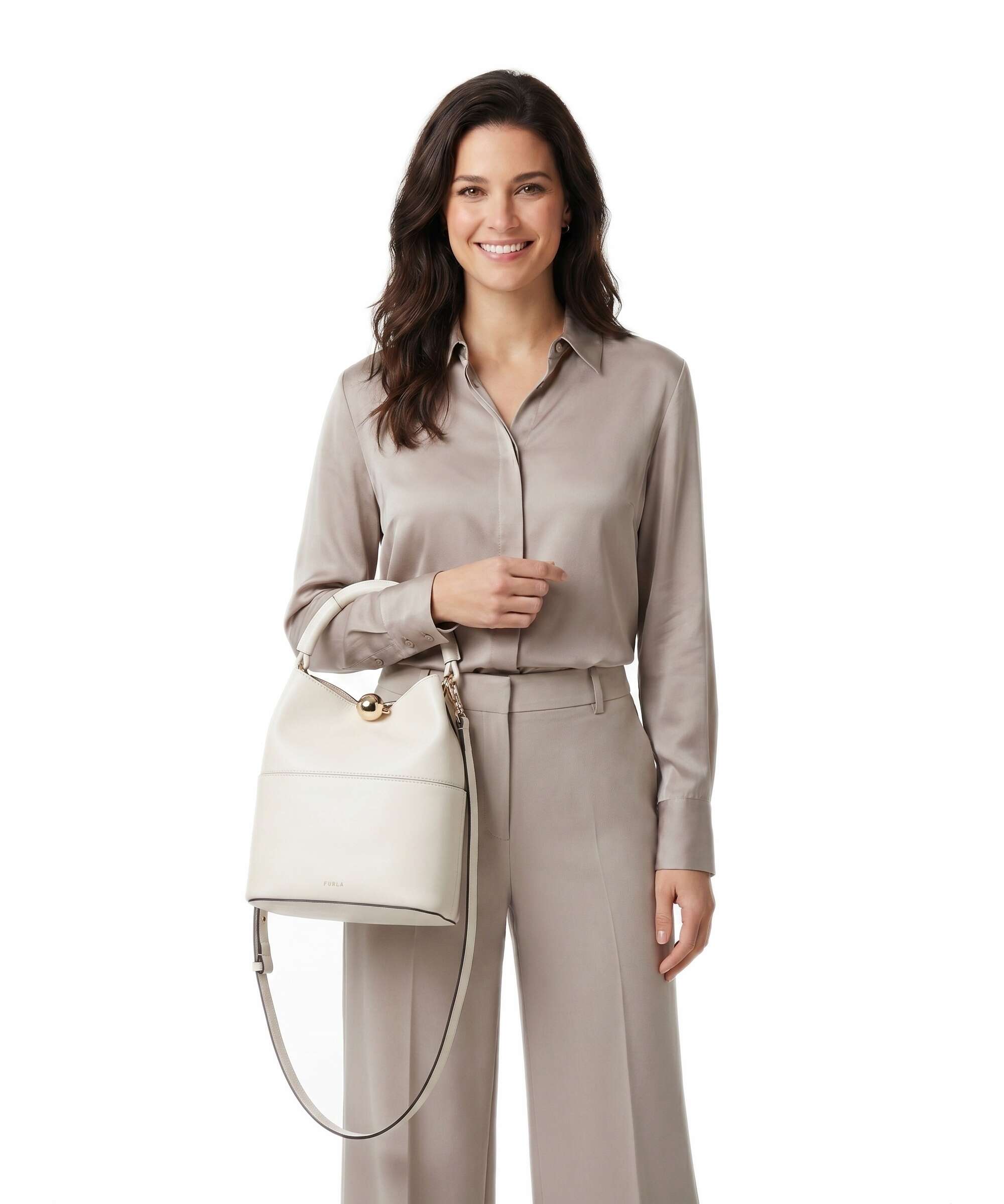 Furla Sfera S Bucket bag panna/avena