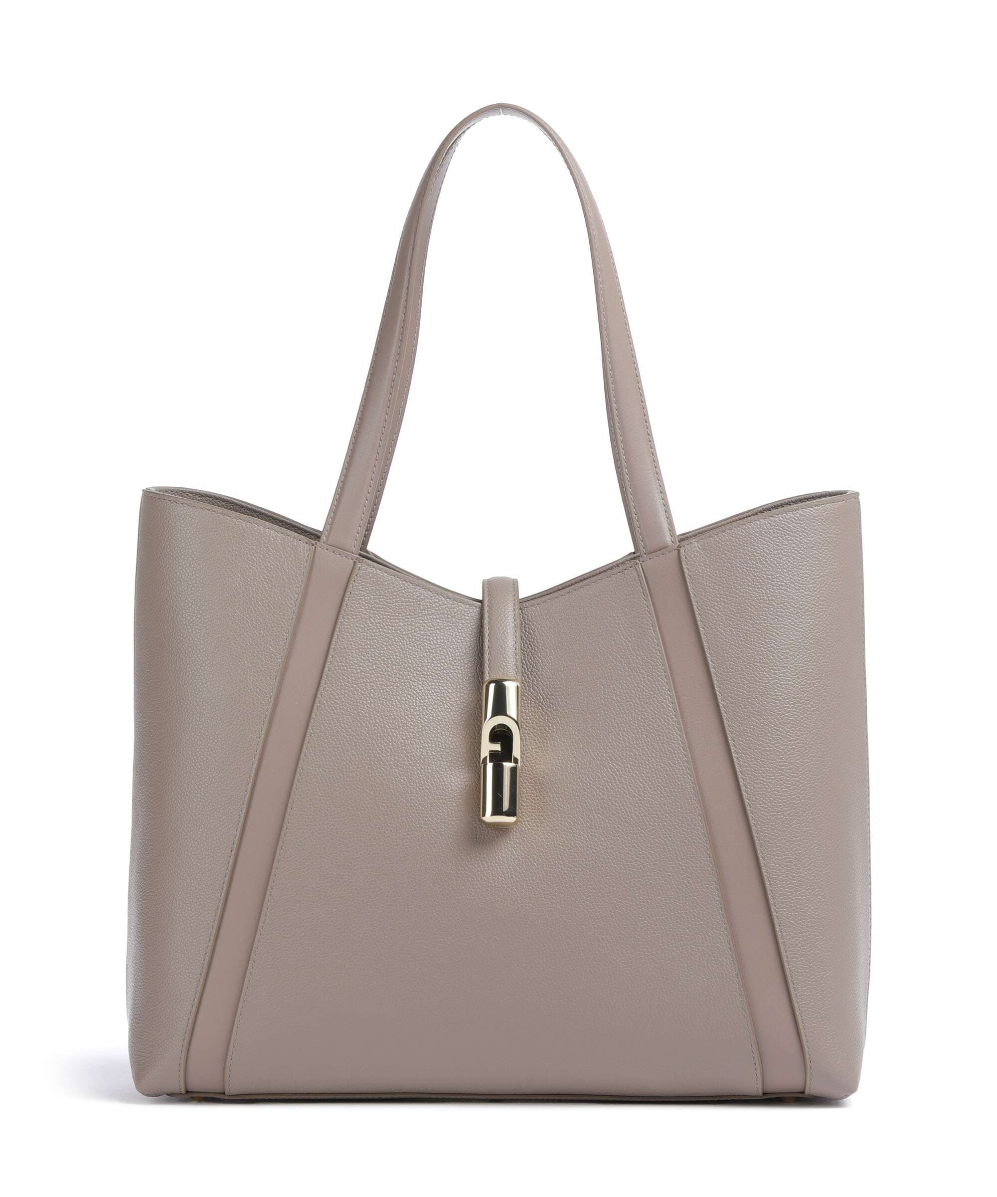 Furla Goccia L Tote bag stucco gray/mauve