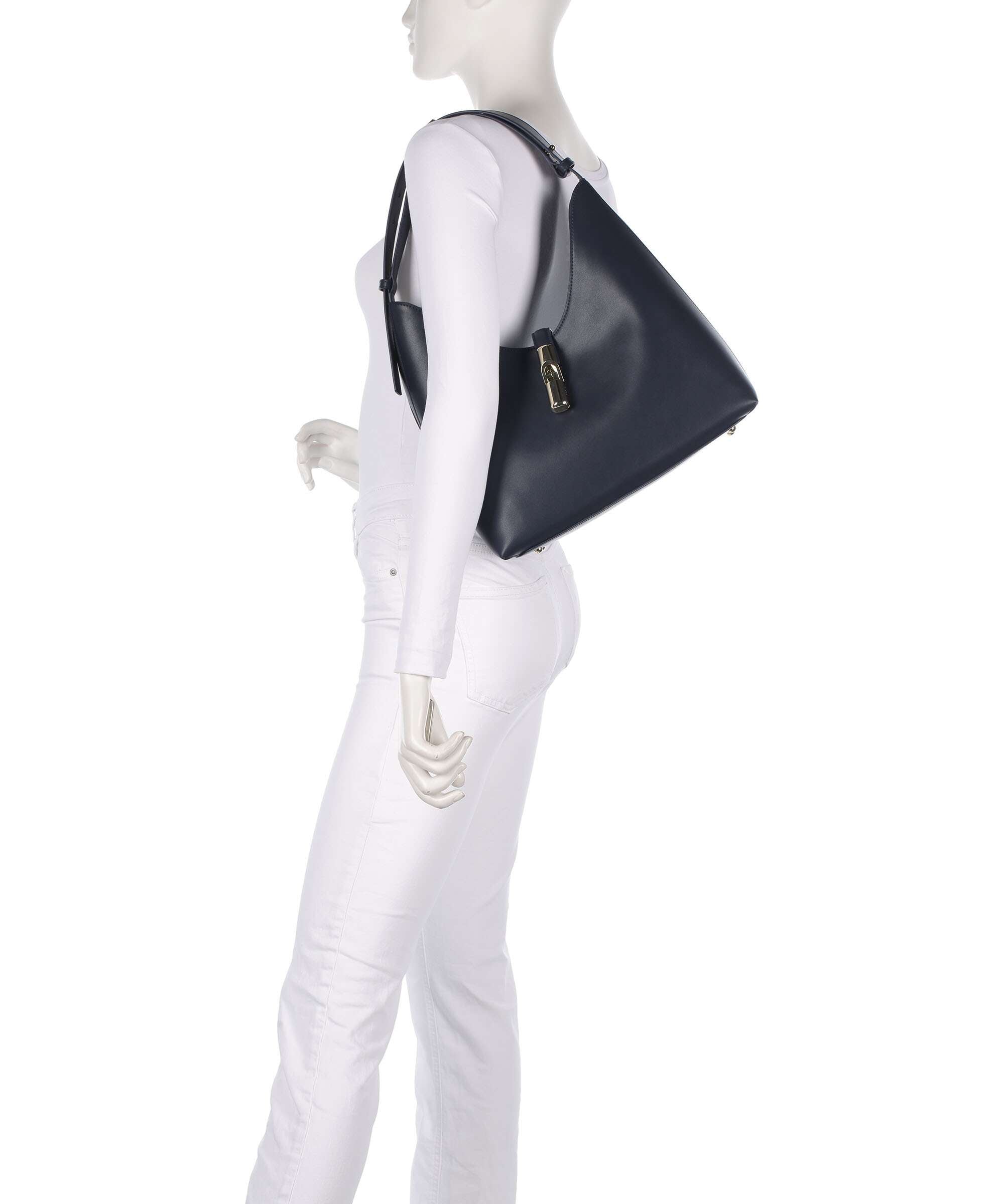 Furla Goccia M Hobo bag blu reale