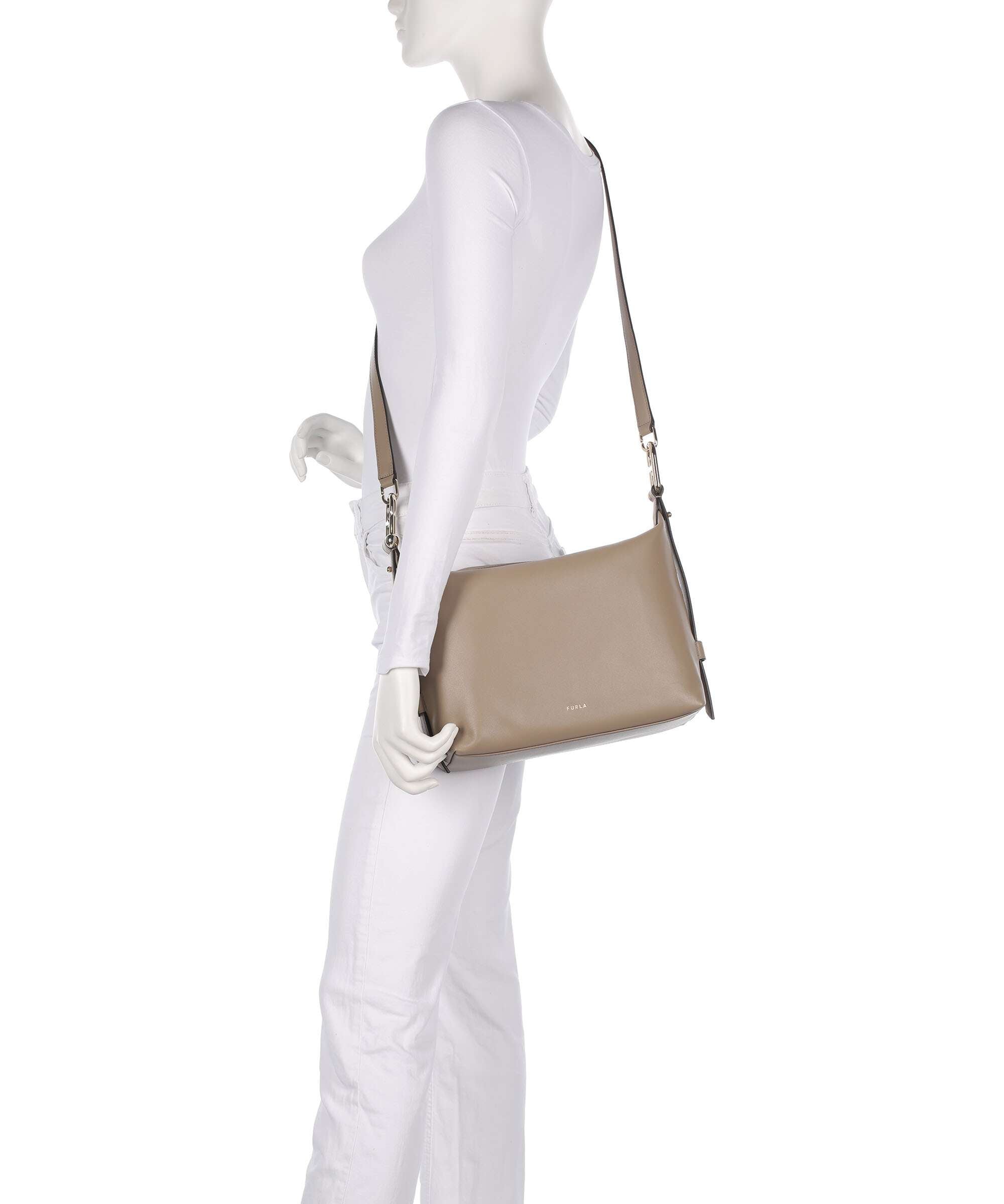 Furla Tonie M Hobo bag greige