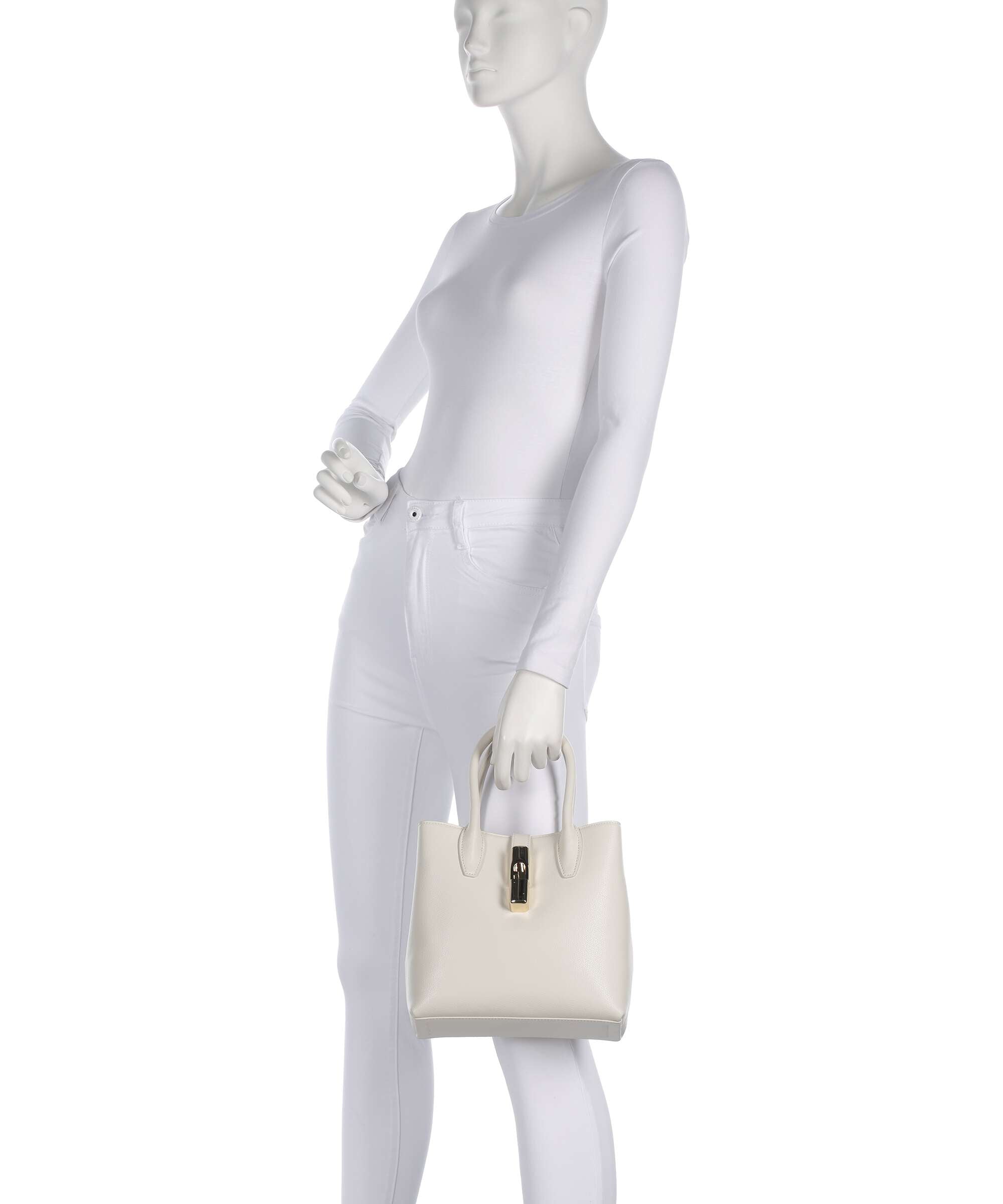 Furla Goccia S Handbag panna