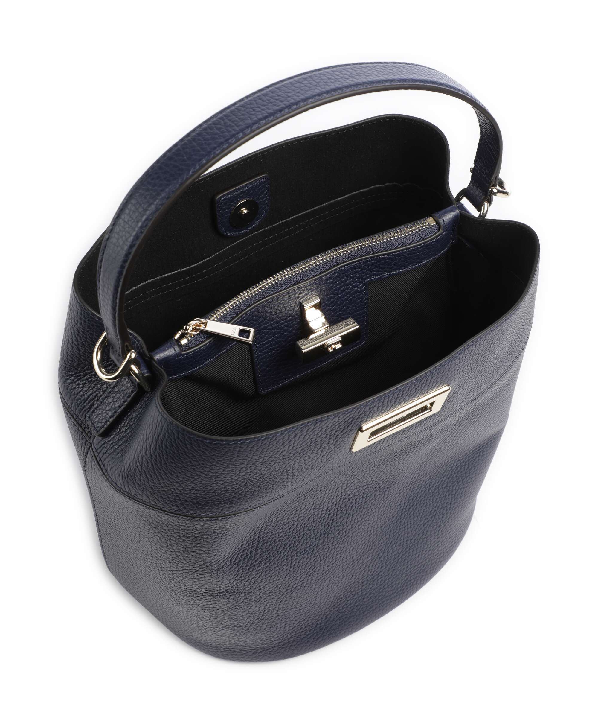 Furla Amelia M Bucket bag ink blue