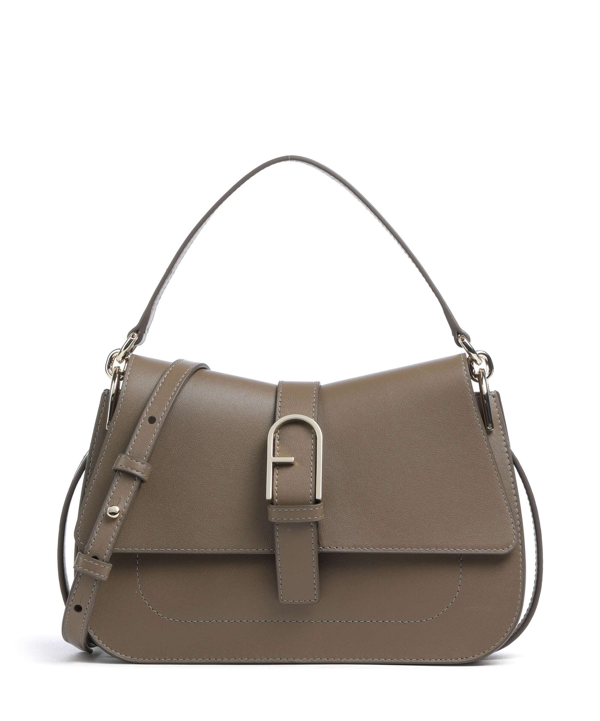 Furla Flow M Handbag muddy gray