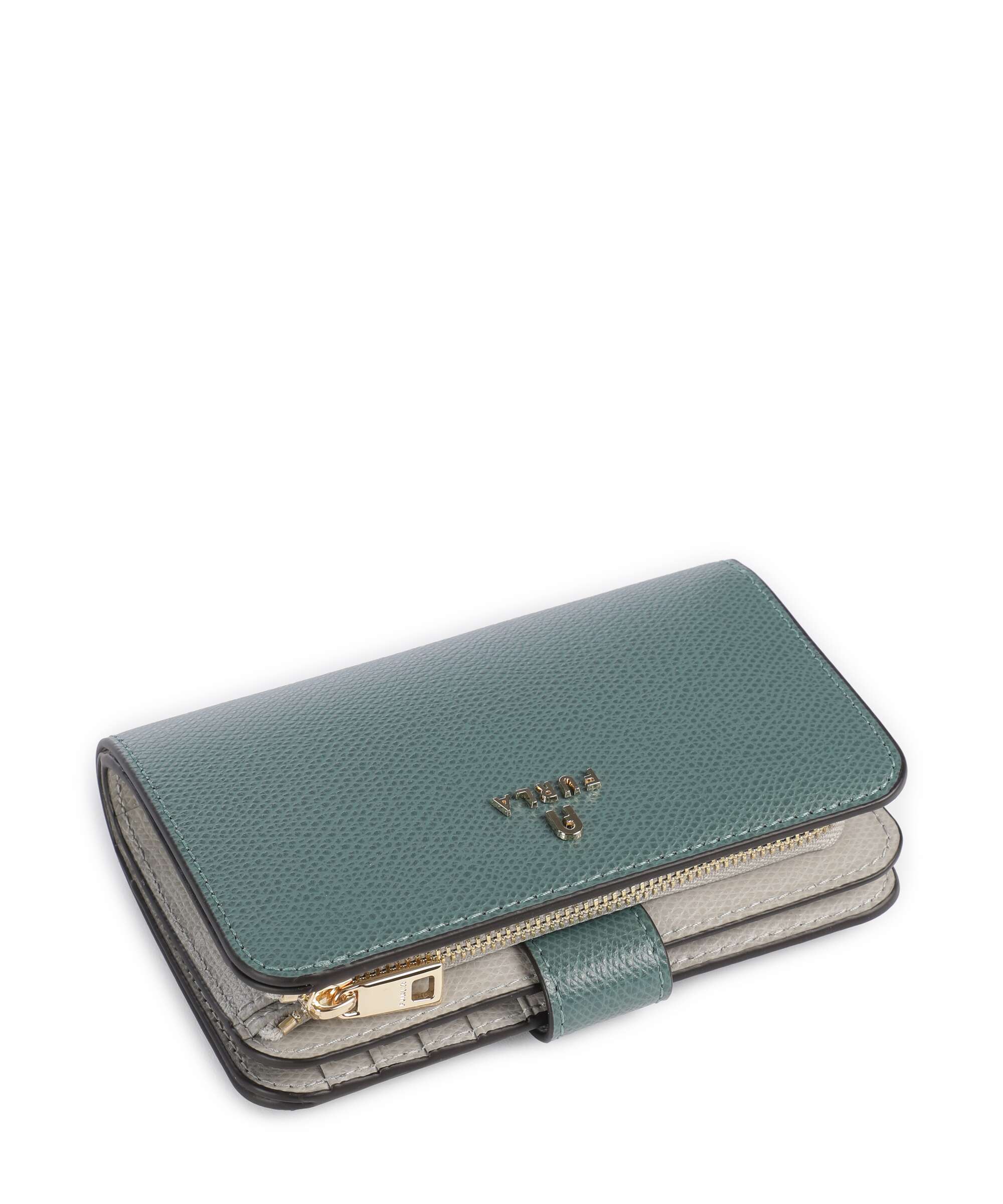 Furla Camelia M Wallet edera green/stone gray