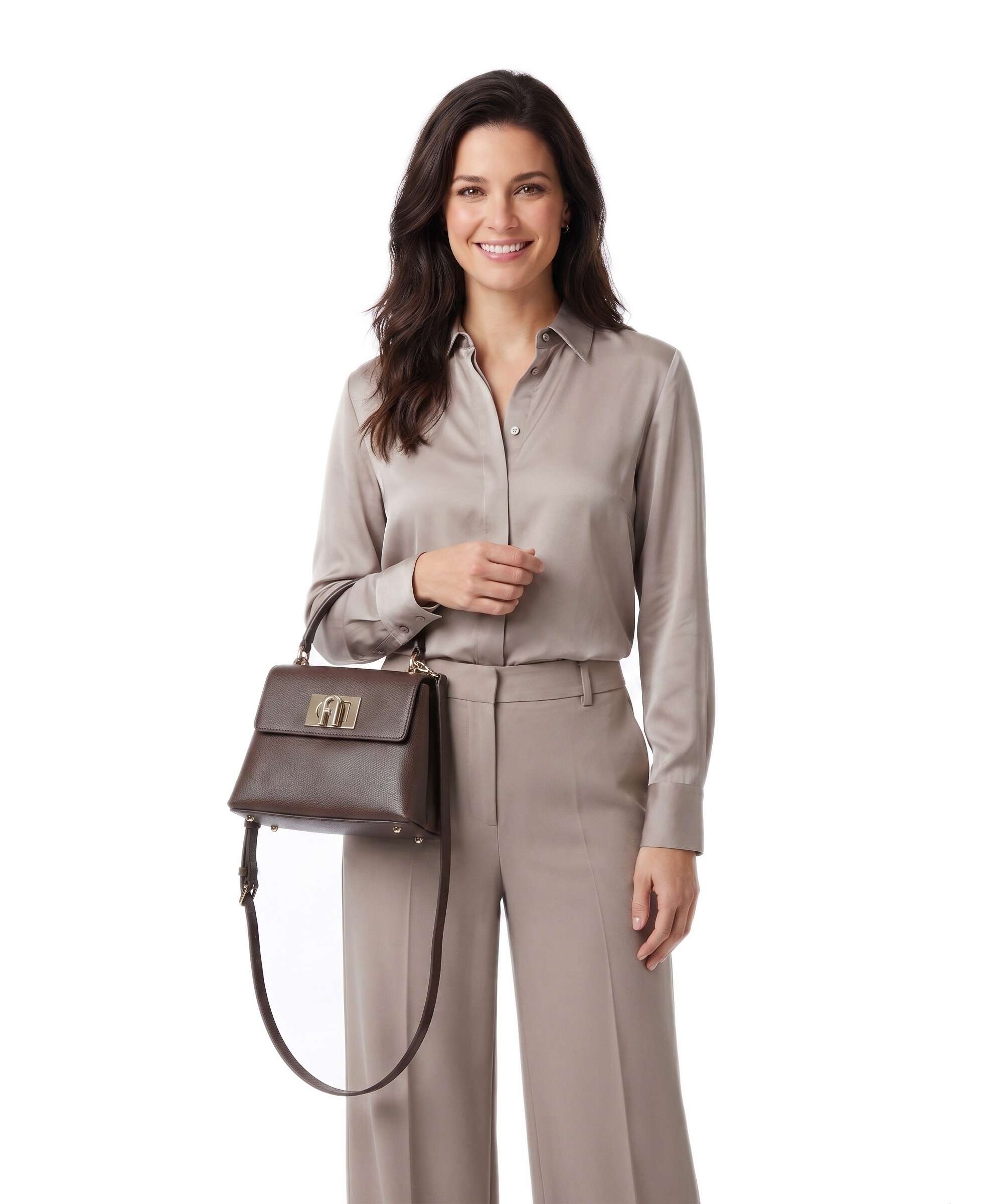 Furla 1927 Mini Handbag cioccolato/honey