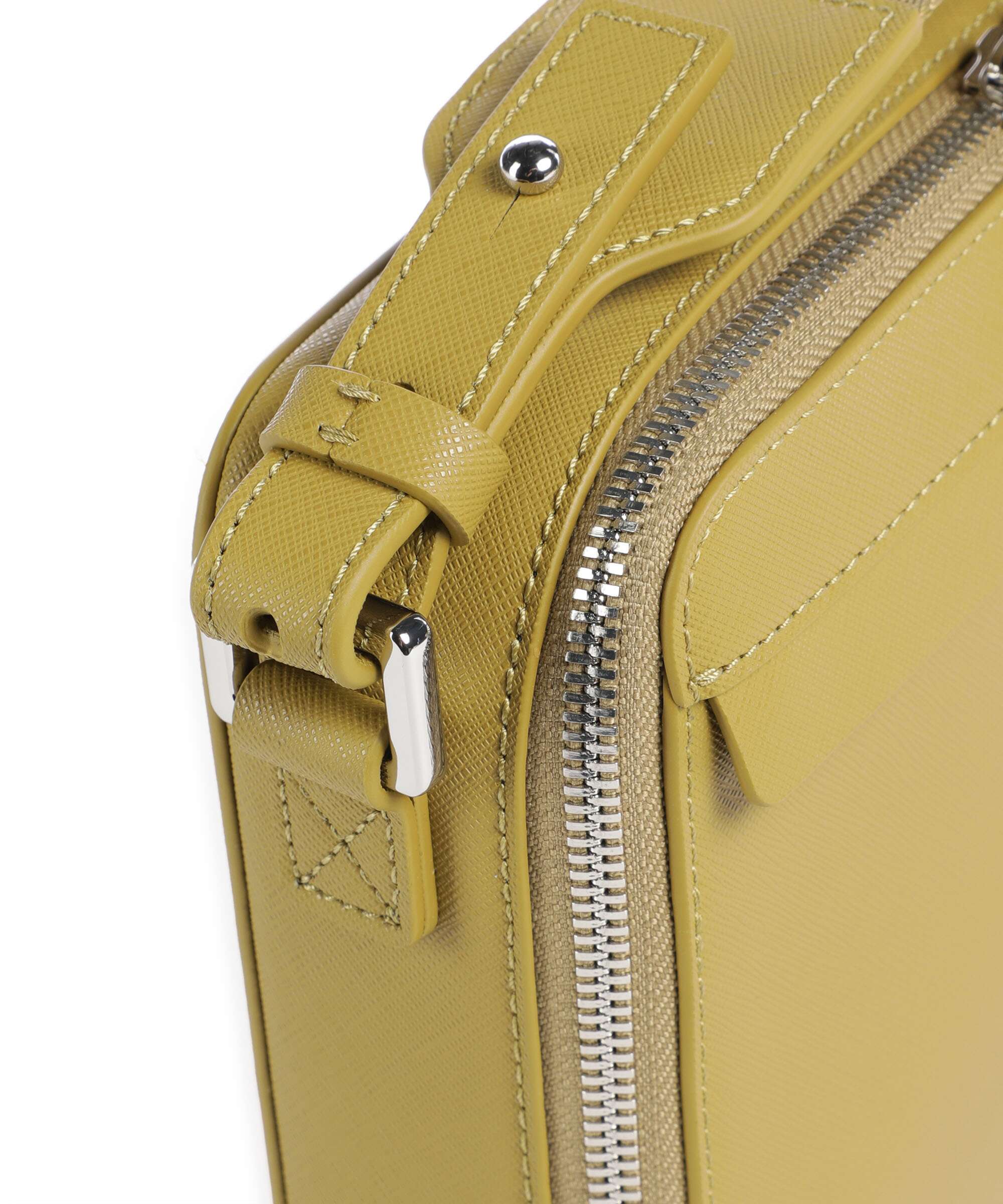 Emporio Armani Business Regenerated Crossbody bag ecru olive