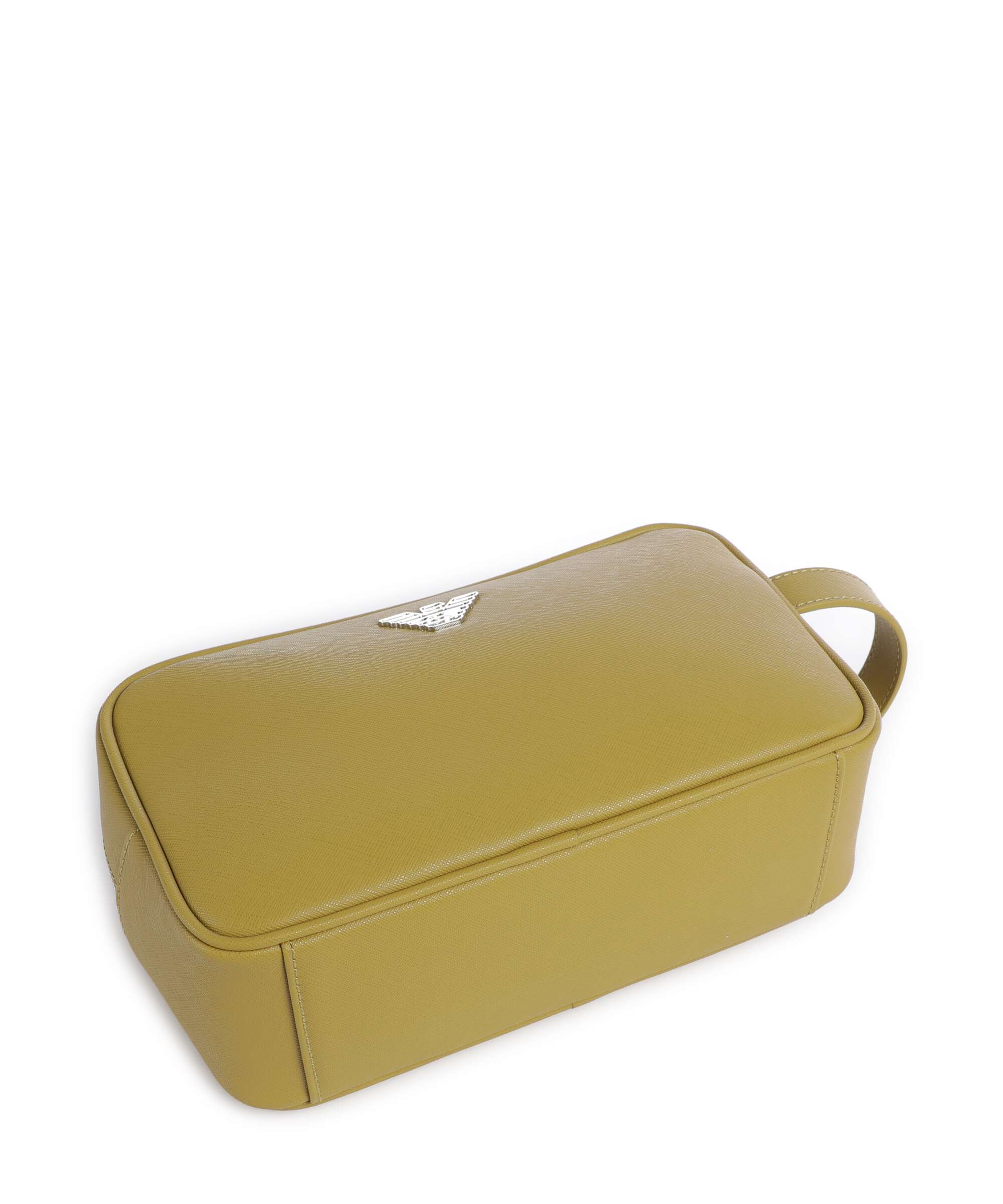Emporio Armani Business Regenerated Toiletry bag ecru olive