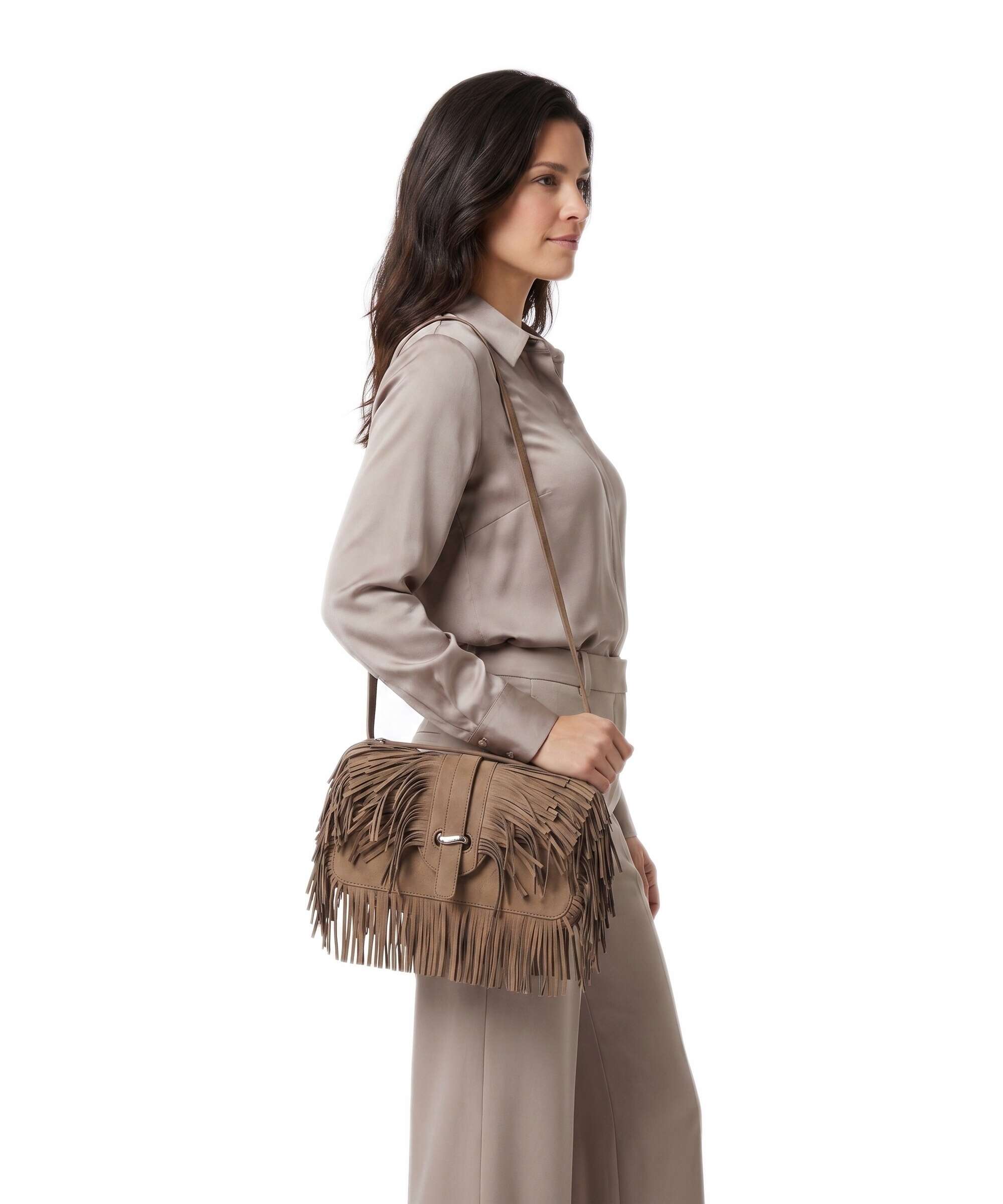 Emporio Armani Constanza Crossbody bag nut