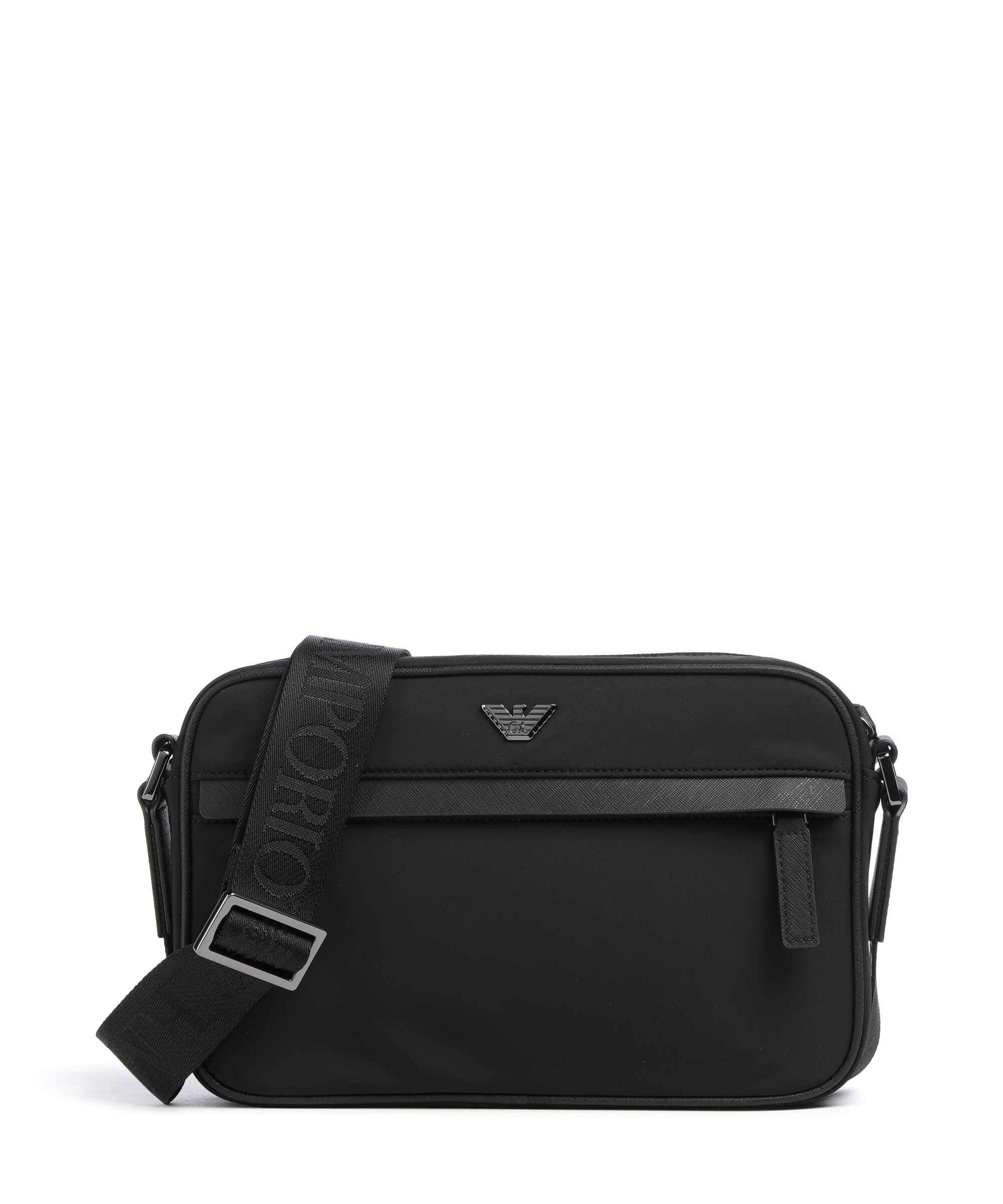 Emporio Armani Nylon Recycled Crossbody bag black beauty