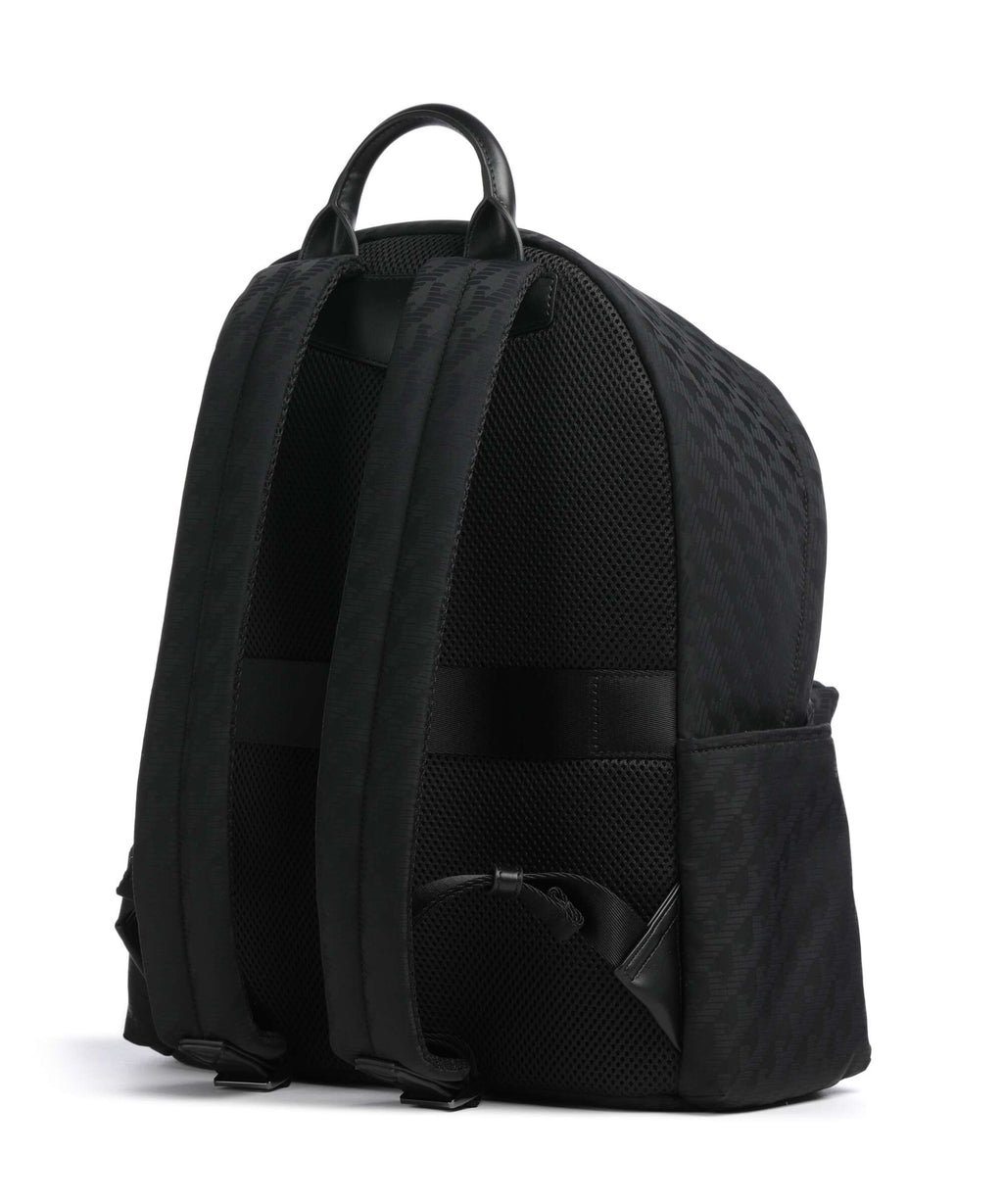Emporio Armani Eagle All Over Backpack black beauty