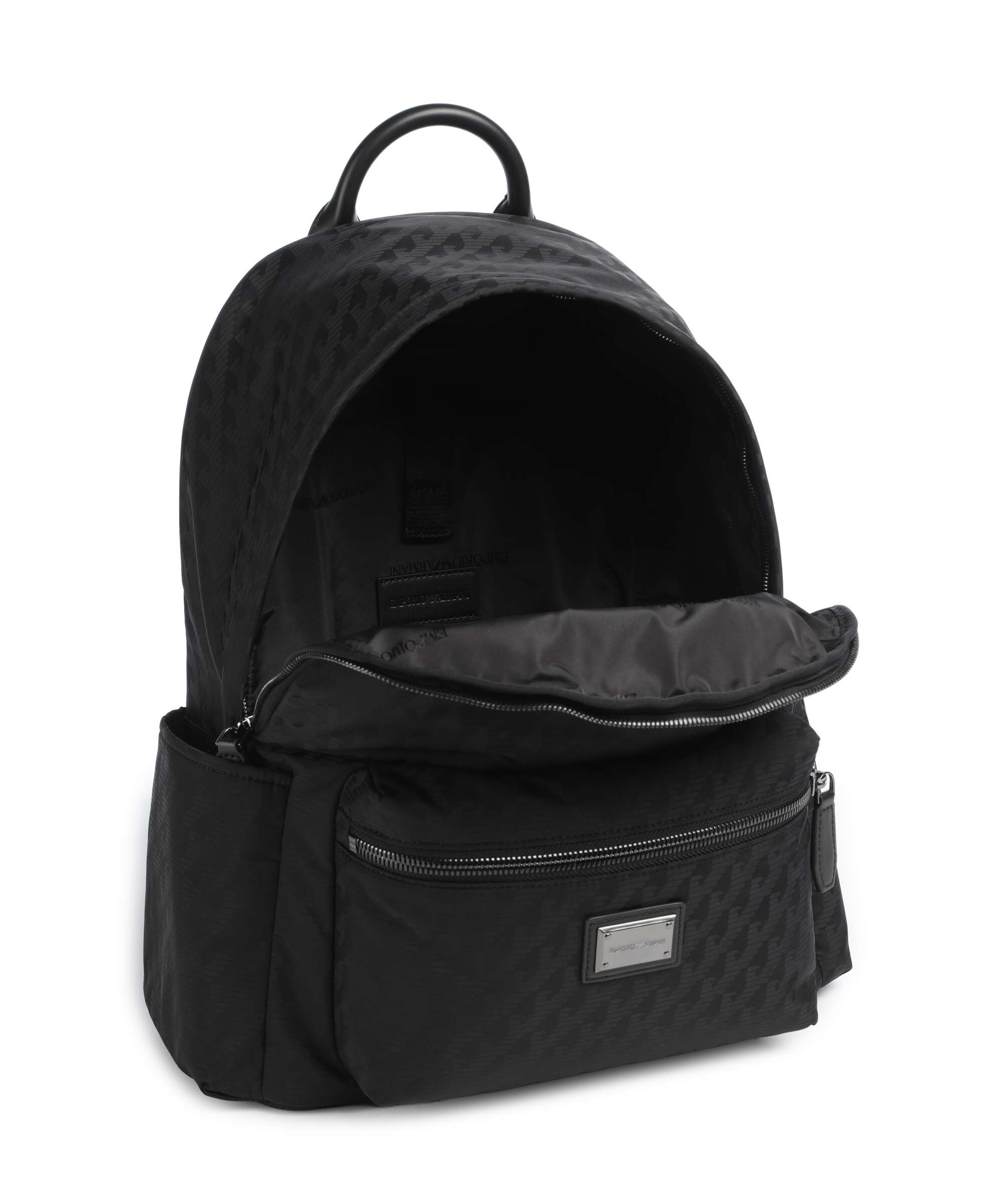Emporio Armani Eagle All Over Backpack black beauty