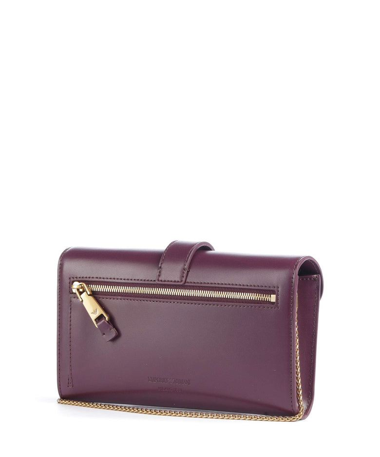 Emporio Armani Costanza Crossbody bag aubergine