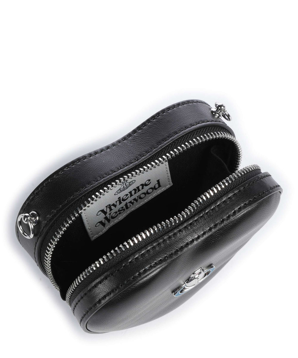 Vivienne Westwood Heart Nappa Mini Crossbody bag black