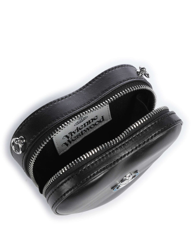 Vivienne Westwood Heart Nappa Mini Crossbody bag black