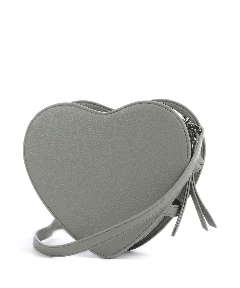 Vivienne Westwood Louise Heart Re-Vegan Grain Crossbody bag green