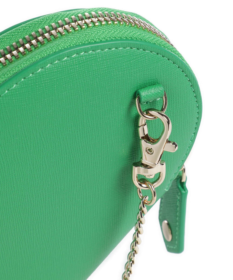 Vivienne Westwood Heart Saffiano Biogreen Crossbody bag bright green