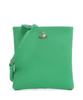 Vivienne Westwood Squire Square Saffiano Biogreen Crossbody bag bright green