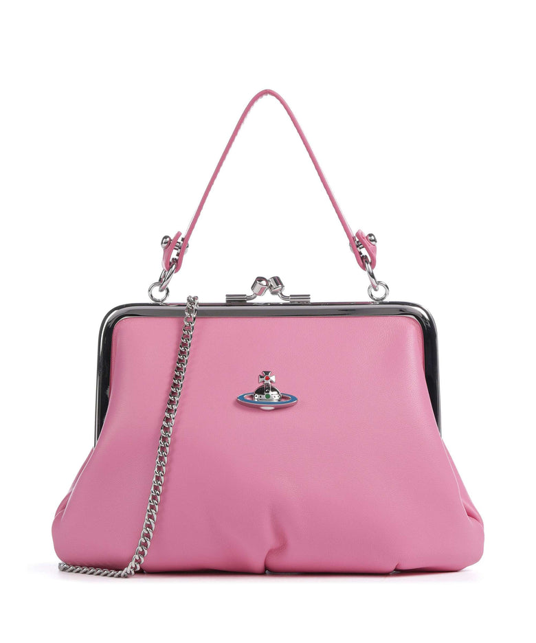 Vivienne Westwood Granny Frame Nappa Crossbody bag pink