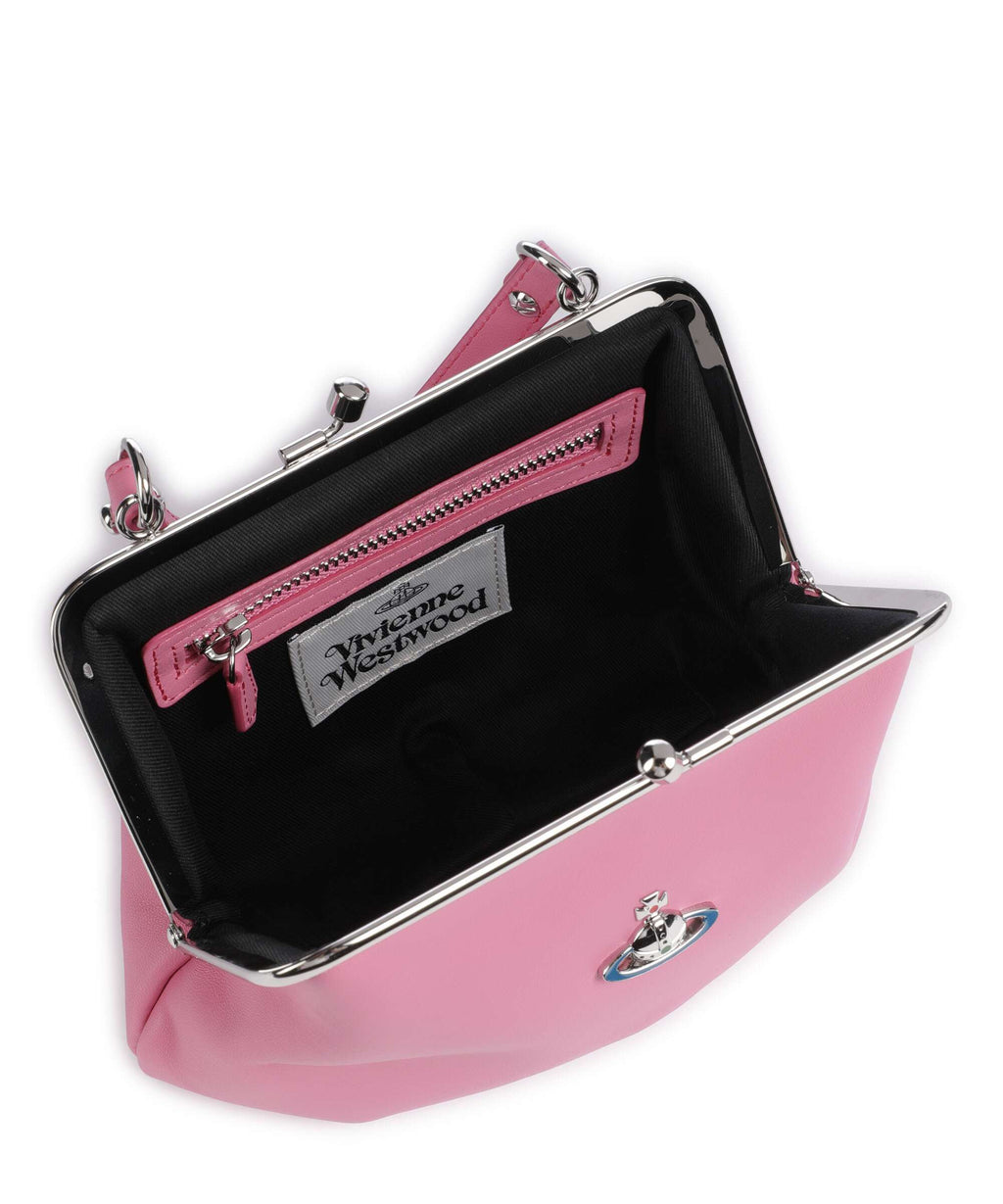 Vivienne Westwood Granny Frame Nappa Crossbody bag pink