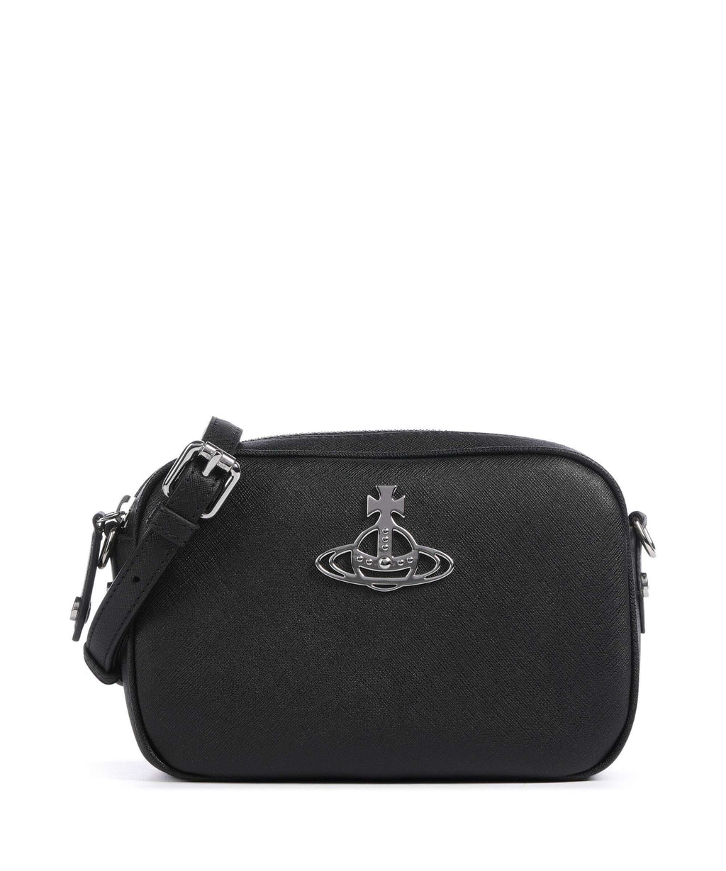 Vivienne Westwood Anna Saffiano Crossbody bag black