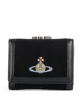 Vivienne Westwood Frame Velvet Small Wallet black