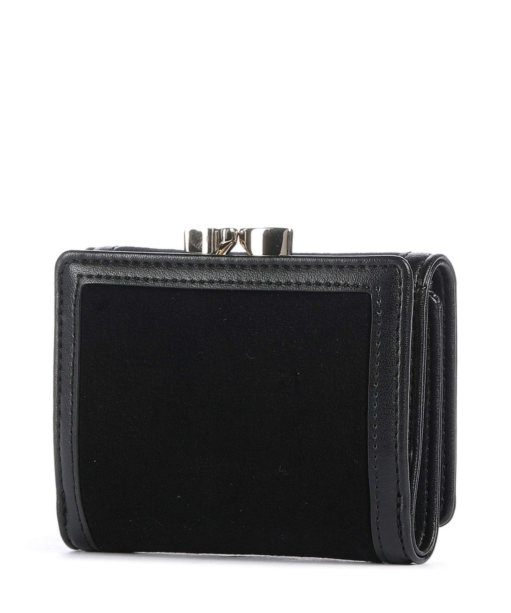 Vivienne Westwood Frame Velvet Small Wallet black