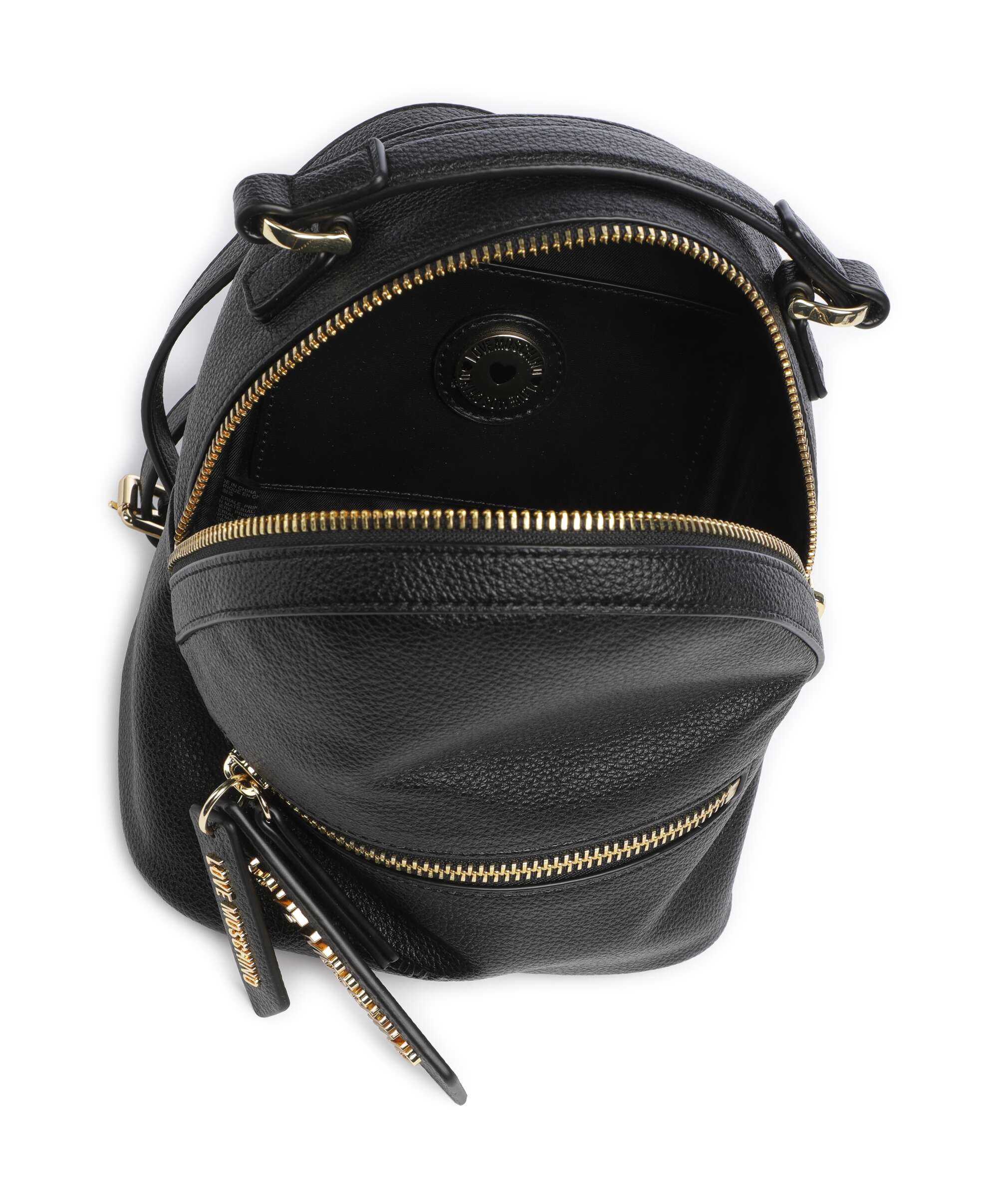 Love Moschino Signature Rucksack Kunstleder nero - JC4229PP0PKG0