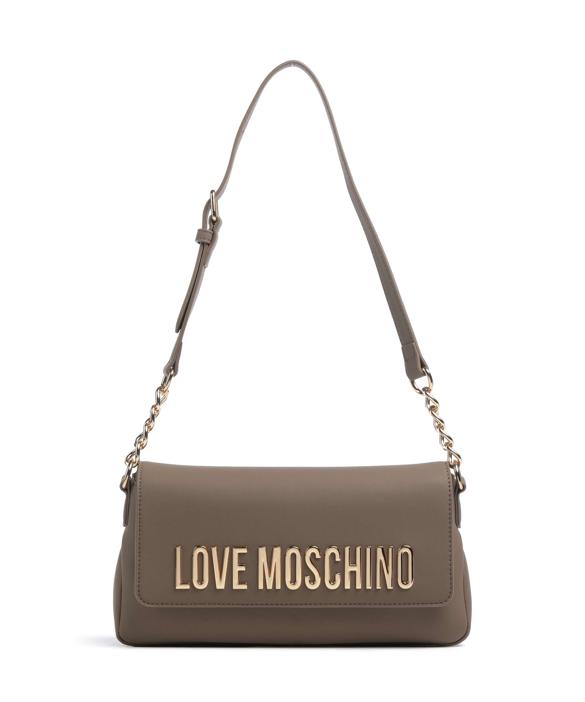 Love Moschino Bold Love Shoulder bag fango