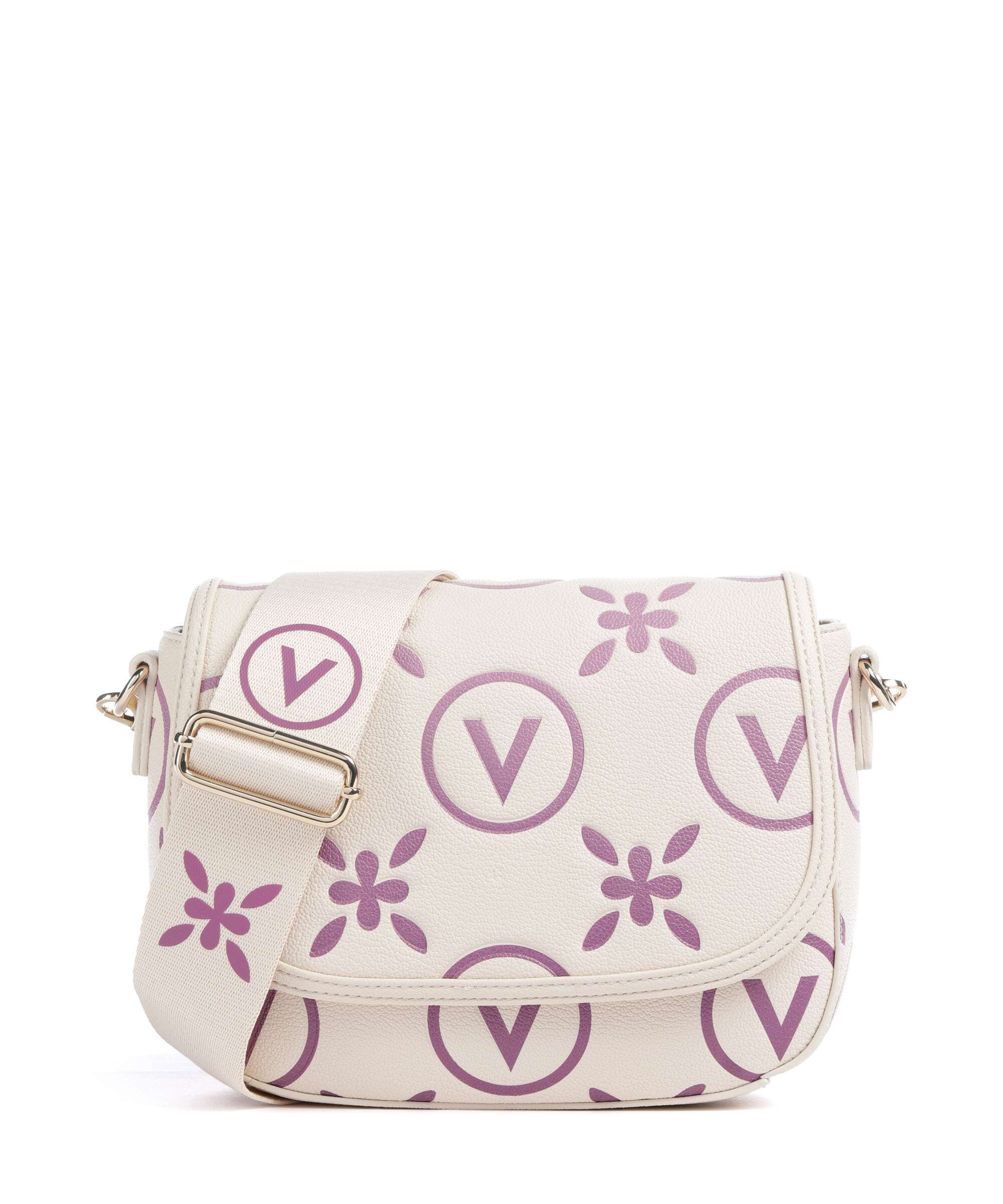Valentino Bags Samba Re Print Crossbody bag ecru/rosa