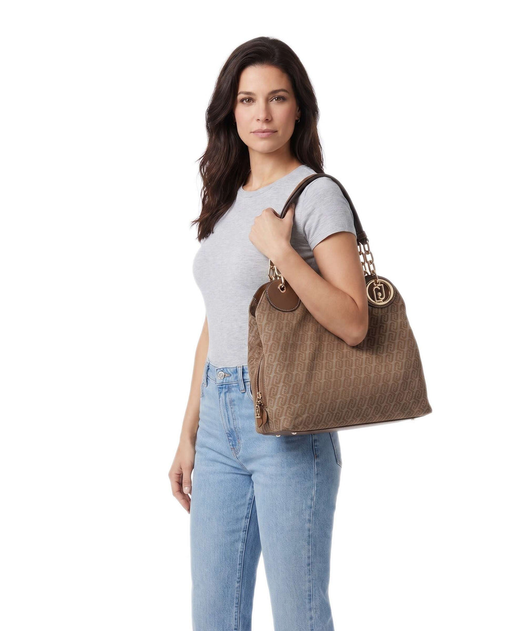 Liu Jo Faiza M Hobo bag naturale
