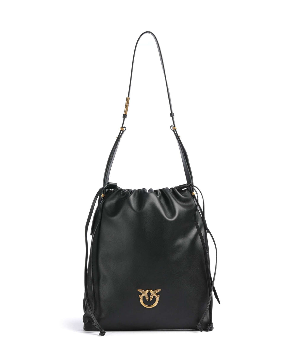 Pinko Classic Slouchy Bucket bag nero/antique gold